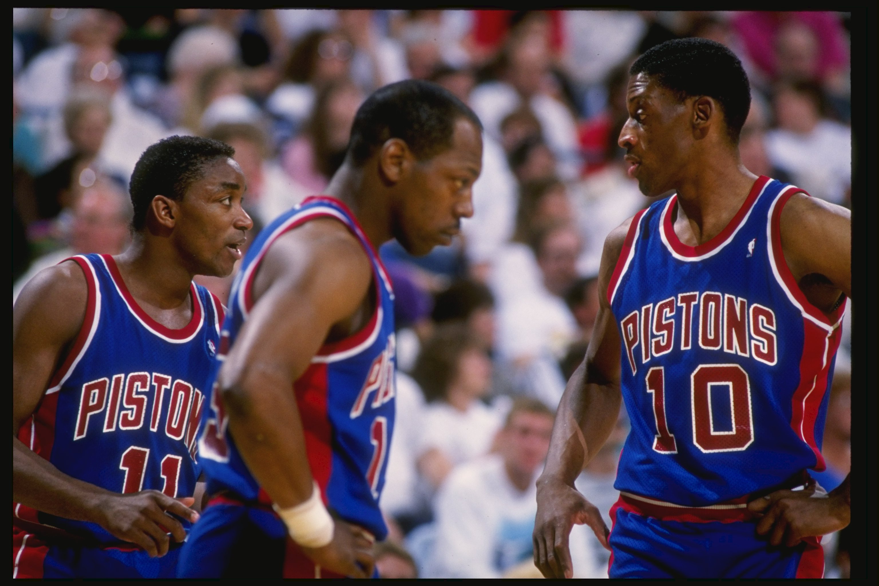 Dennis Rodman, Power Forward for the Detroit Pistons during the NBA News  Photo - Getty Images
