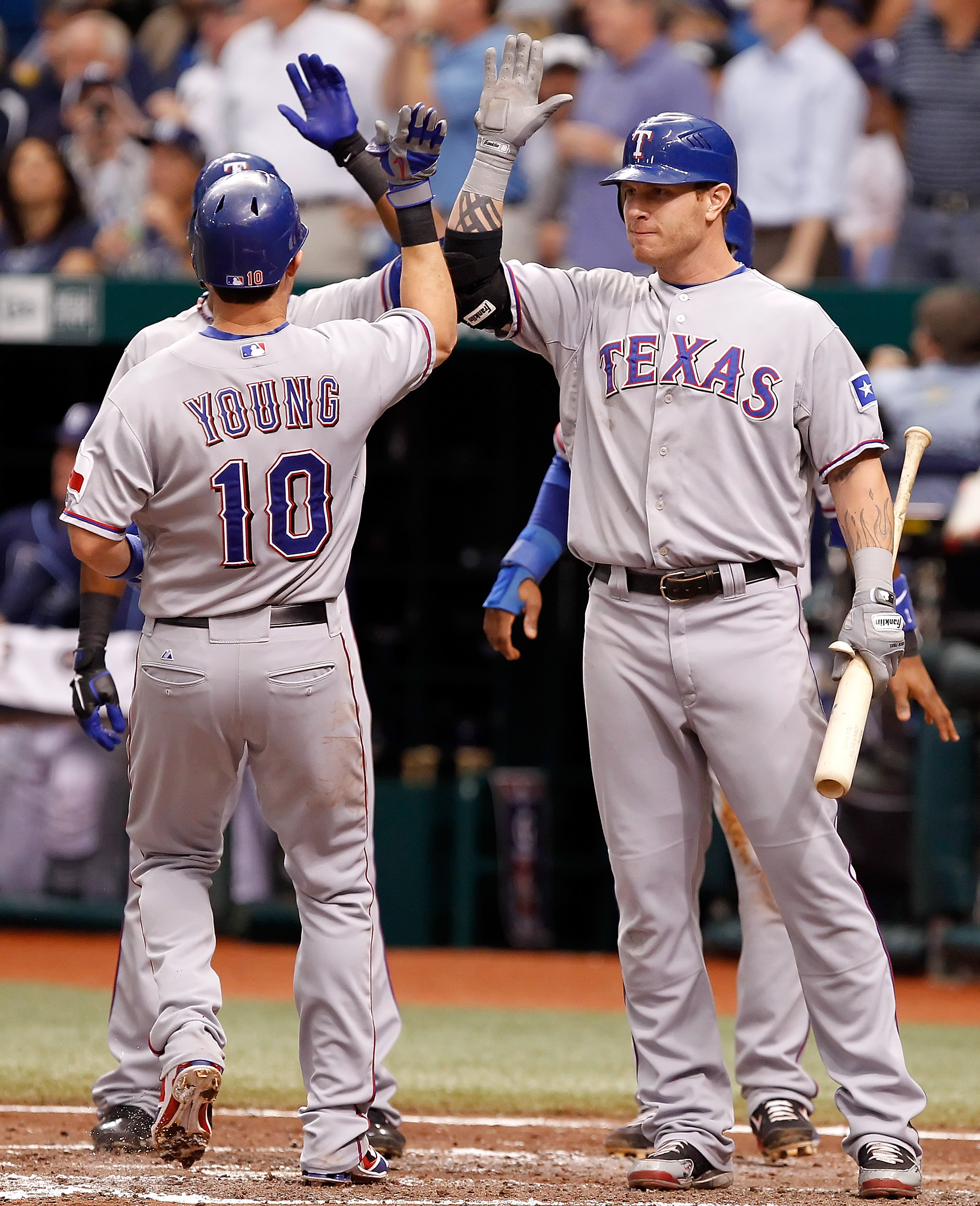 Arlington, Tx. 13th July, 2008. Texas Rangers centerfielder a Josh Hamilton  #32 makes contact one day before the 2008 Home Run Derby in New York where Josh  Hamilton shattered the home run