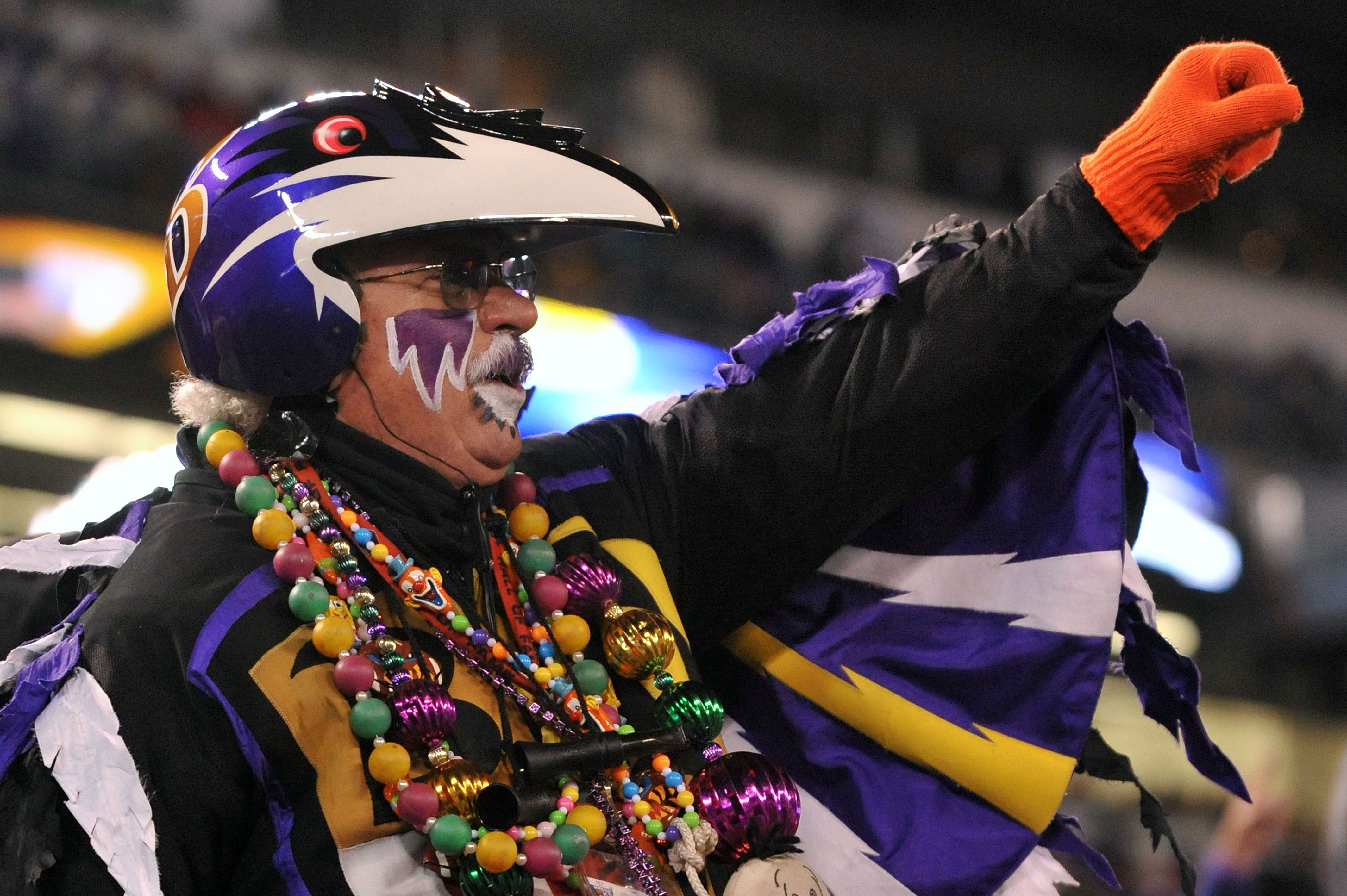 This Ravens superfan died at 14. His face will fill the seats on