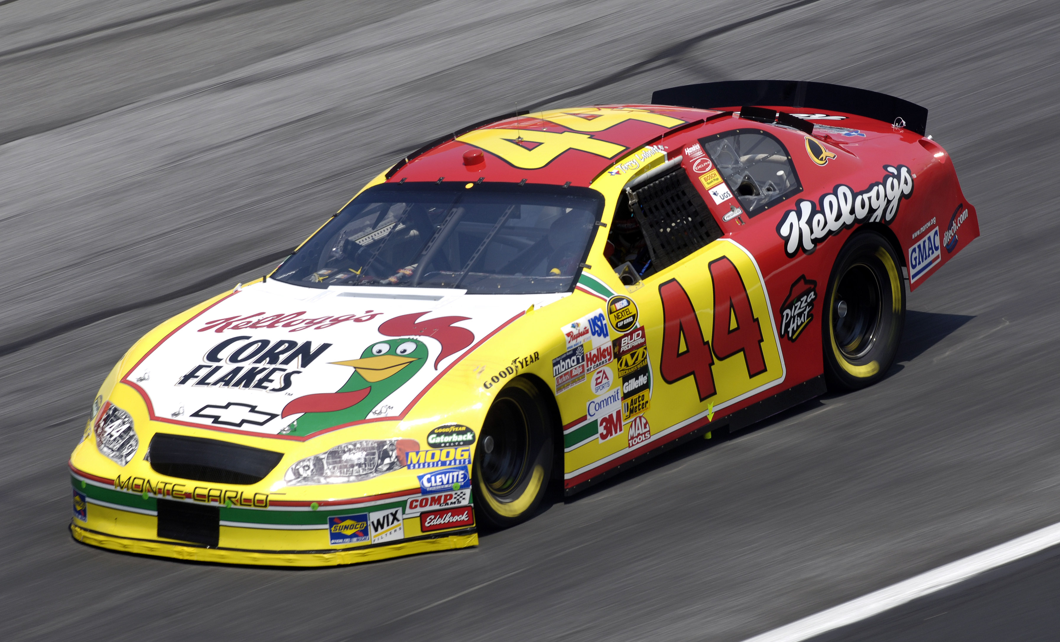 CONCORD, NC - MAY 28:  Terry Labonte drives the #44 Kellogg's Chevrolet during practice for the NASCAR Nextel Cup Series Coca-Cola 600 on May 28, 2005 at the Lowe's Motor Speedway in Concord, North Carolina.  (Photo by Rusty Jarrett/Getty Images)