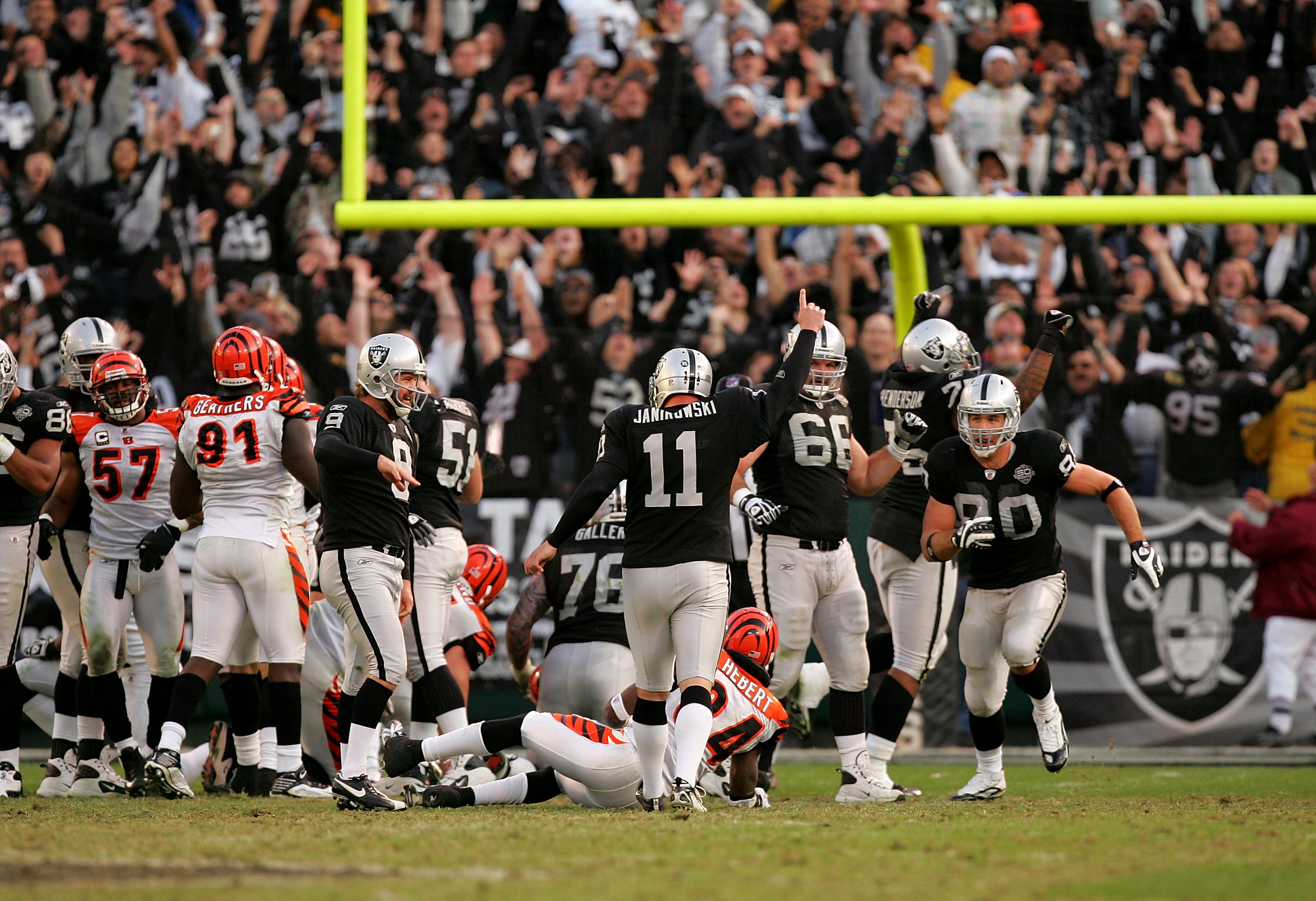 This game could be won or lost on the leg of Sebastian Janikowski.