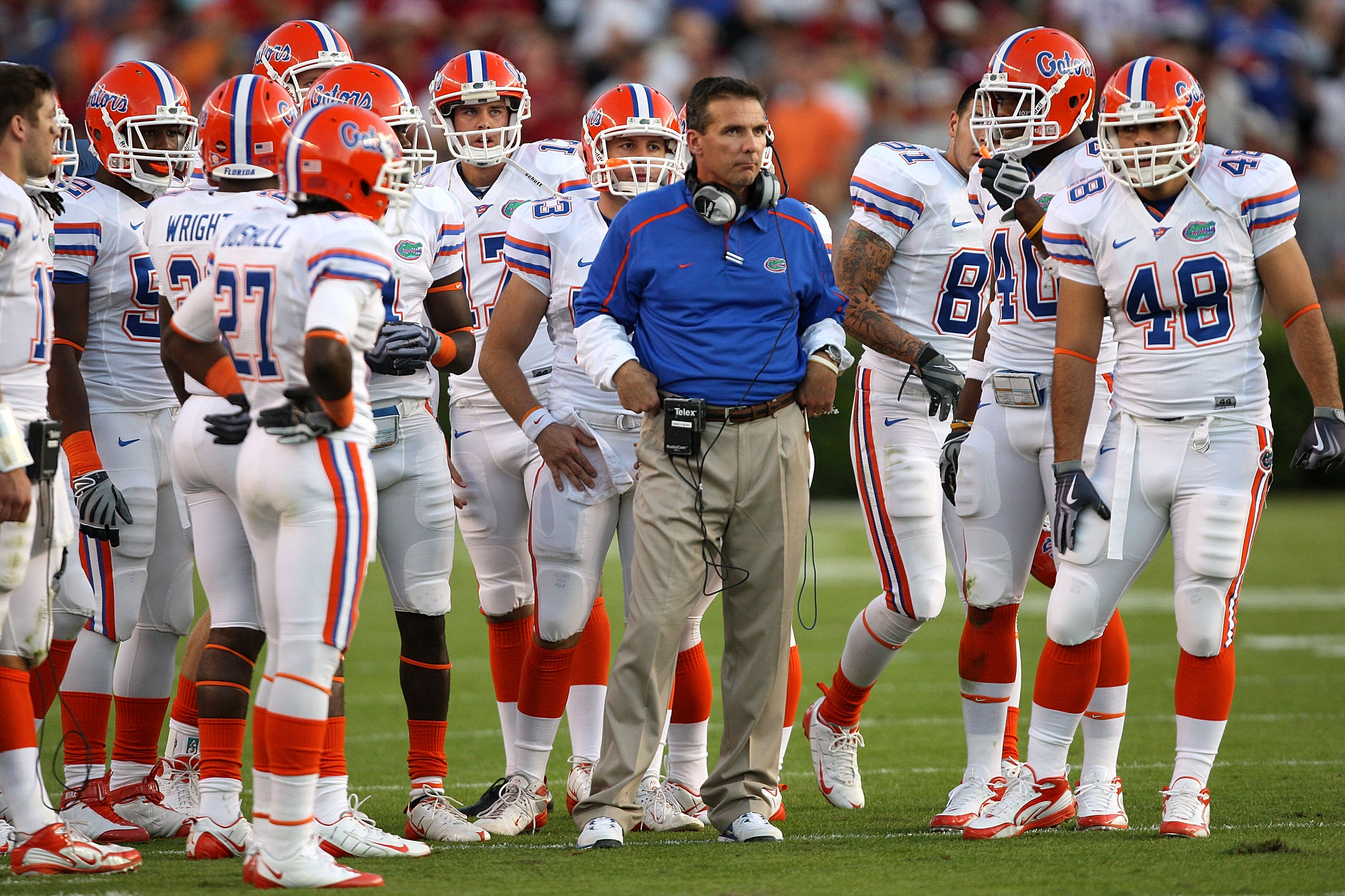 2008 Florida Gators National Champions Team And Urban Meyer