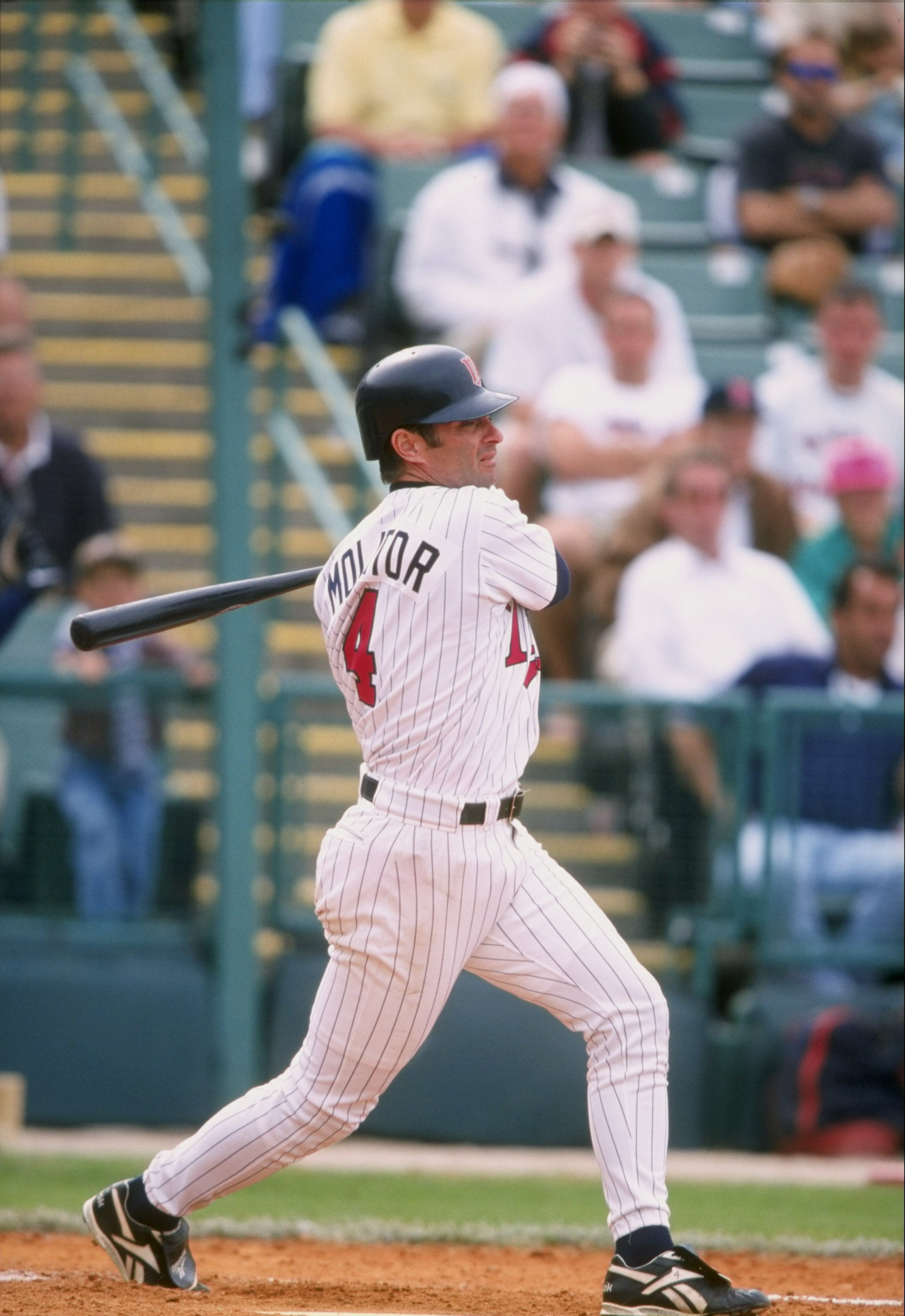 22 Mar 1998:  Infielder Paul Molitor of the Minnesota Twins in action during a spring training game against the Boston Red Sox at the City of Palms Park in Fort Myers, Florida. Mandatory Credit: David Seelig  /Allsport