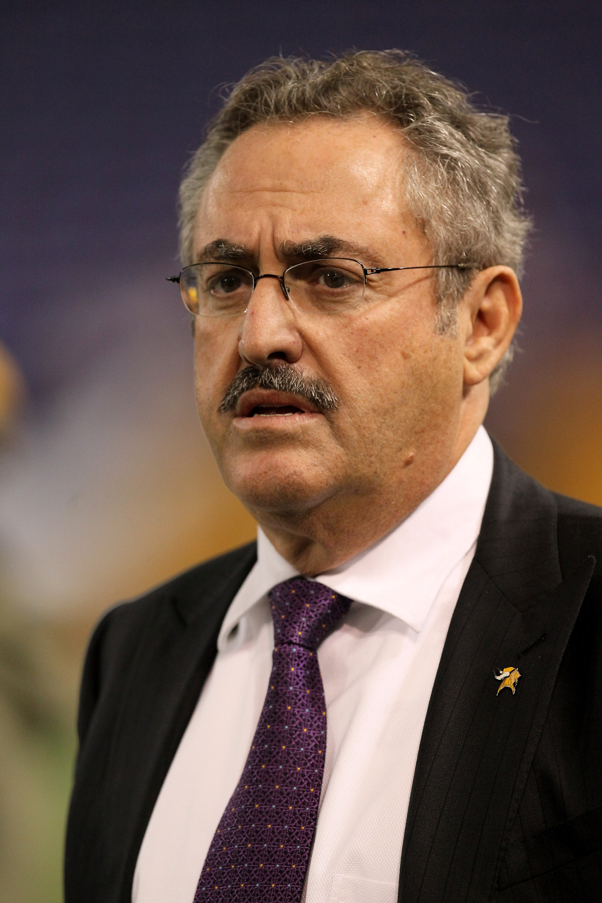 MINNEAPOLIS - NOVEMBER 07:  Owner Zygi Wilf of the Minnesota Vikings looks on during warmups for the game with the Arizona Cardinals at Hubert H. Humphrey Metrodome on November 7, 2010 in Minneapolis, Minnesota.  (Photo by Stephen Dunn/Getty Images)
