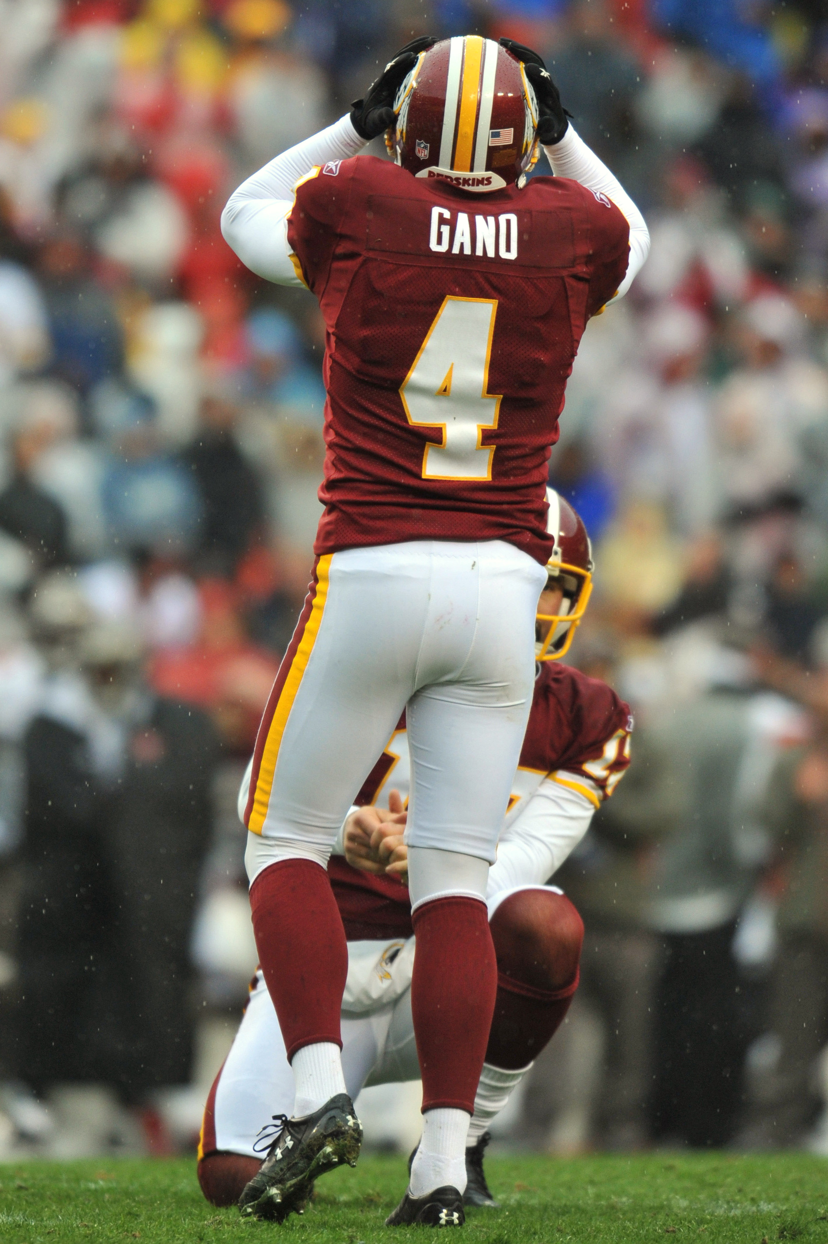 Tampa Bay Buccaneers safety Jermaine Phillips (23) celebrates after  tackling Washington Redskins tight end Chris Cooley (47). The Buccaneers  defeated the Redskins 19-13, at Raymond James Stadium in Tampa, Florida,  Sunday, November