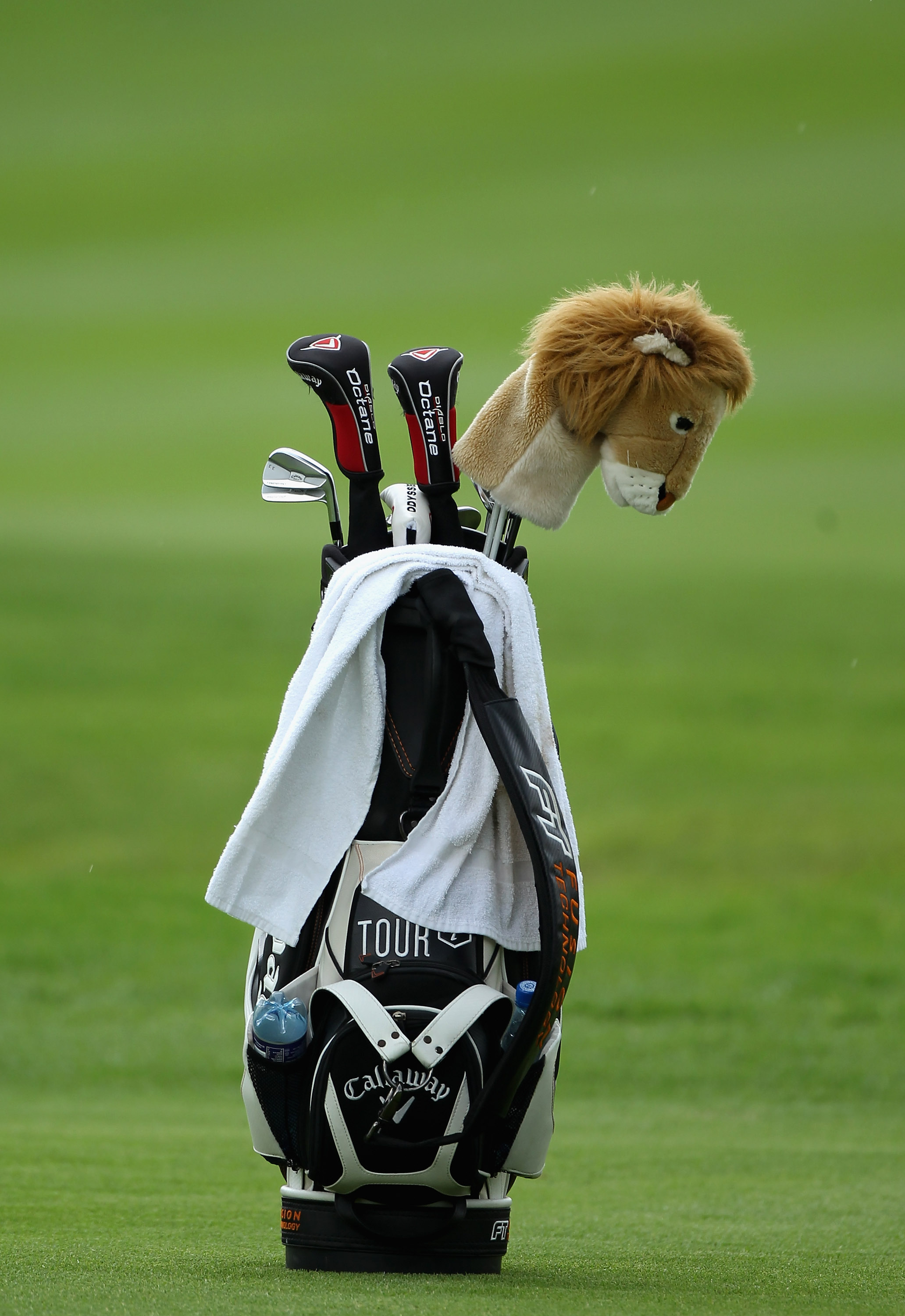 SUN CITY, SOUTH AFRICA - DECEMBER 02:  The bag of Ernie Els of South Africa during the first round of the 2010 Nedbank Golf Challenge at the Gary Player Country Club Course  on December 2, 2010 in Sun City, South Africa.  (Photo by Warren Little/Getty Ima