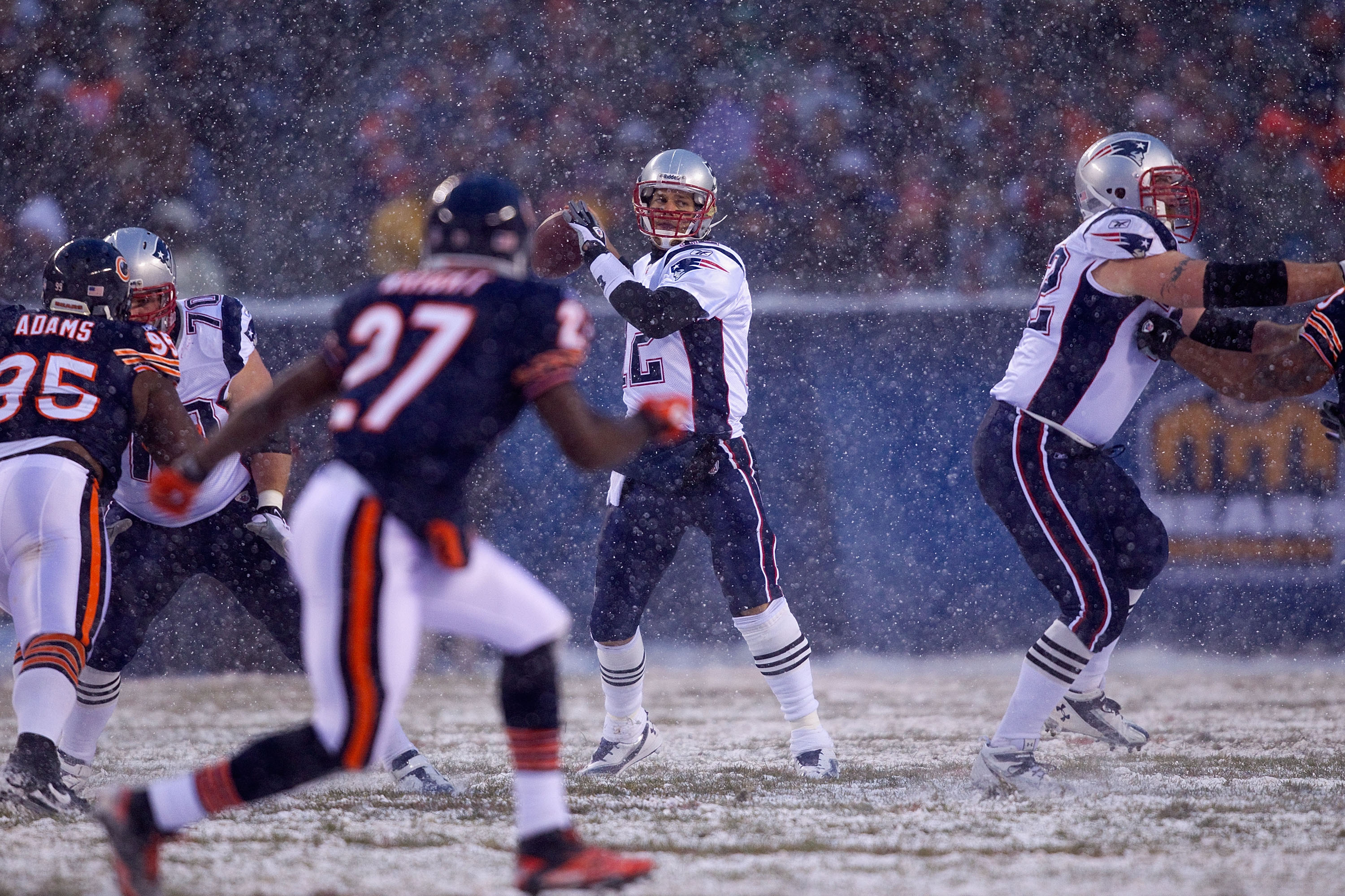 Chicago Bears Vs. New England Patriots: Final 36-7 As Tom Brady