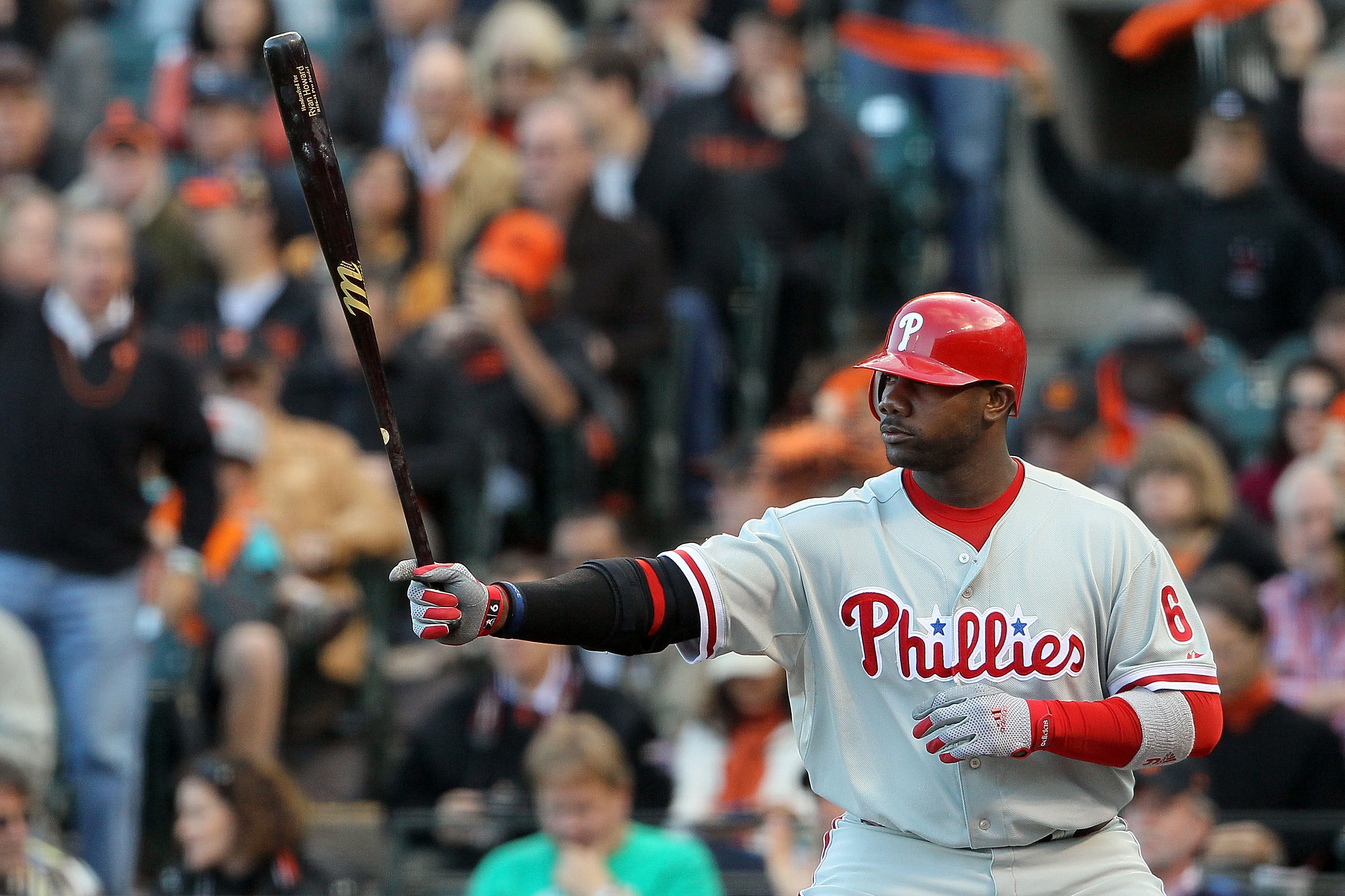 Jimmy Rollins and Jayson Werth by Harry How