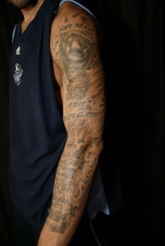 paul pierce tattoo on his arm