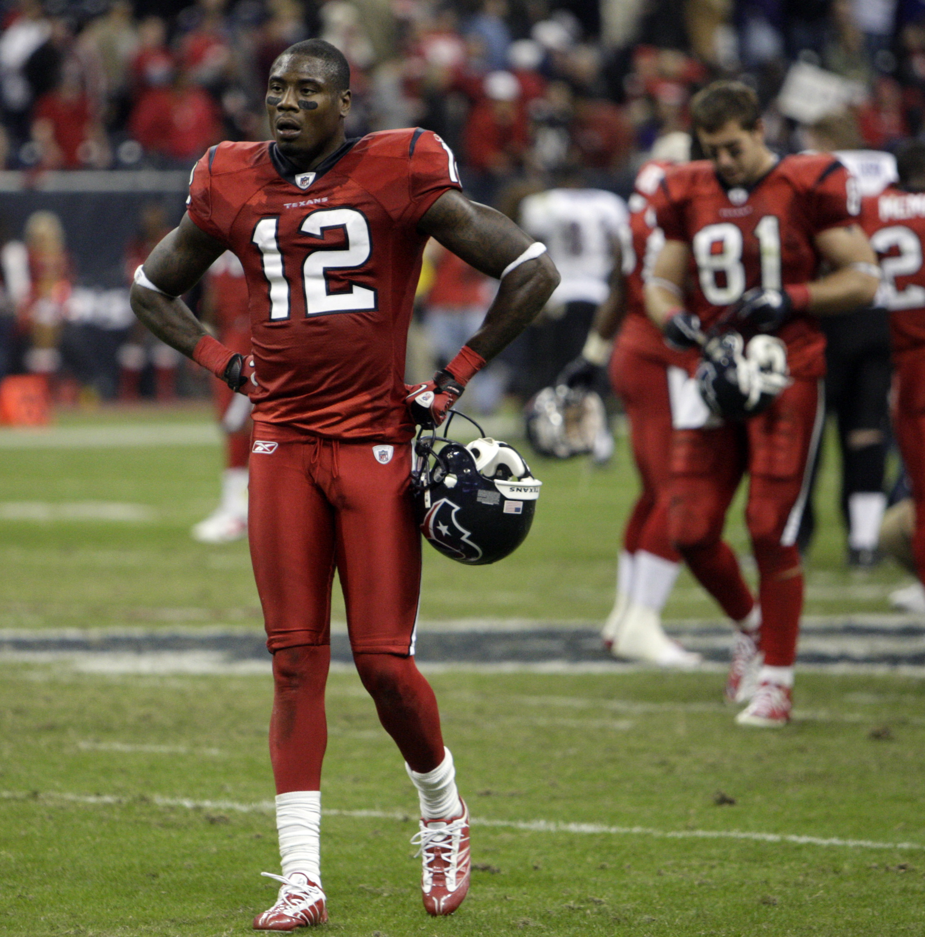 houston texans all red uniforms