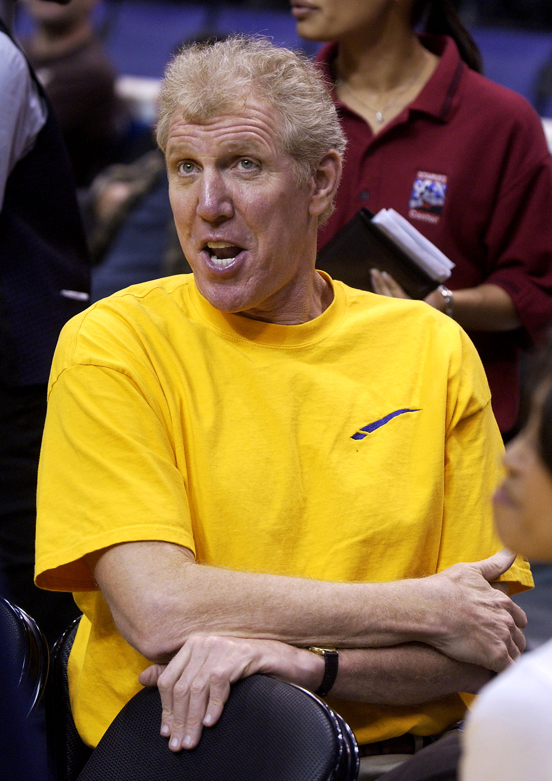 LOS ANGELES, CA - NOVEMBER 2:  Former basketball player Bill Walton attends the game between the Los Angeles Lakers and the Golden State Warriors on November 2, 2003 a the Staples Center in Los Angeles, California.  (Photo by Vince Bucci/Getty Images)