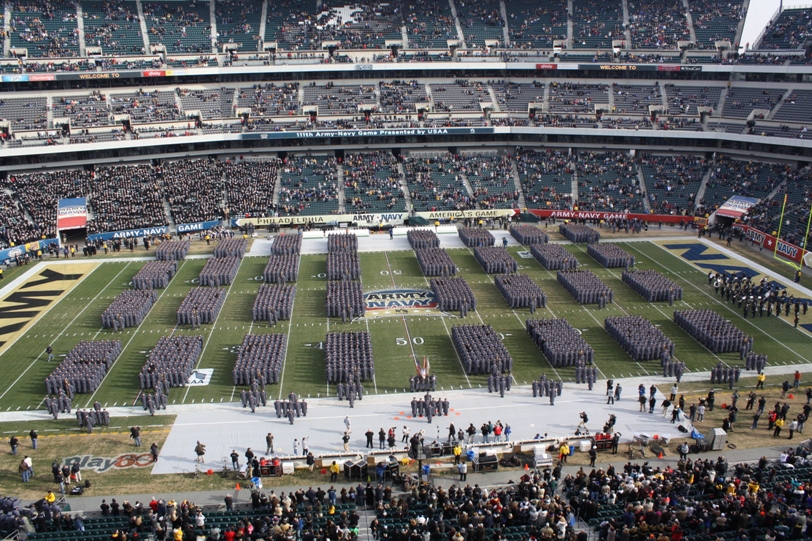 West Point Corps of Cadets "March On"at 2010 Atmy Navy game