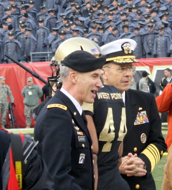 Lt. Gen. Huntoon with Admiral Mullen