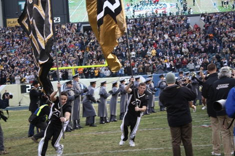 West point Flags Enter the Field