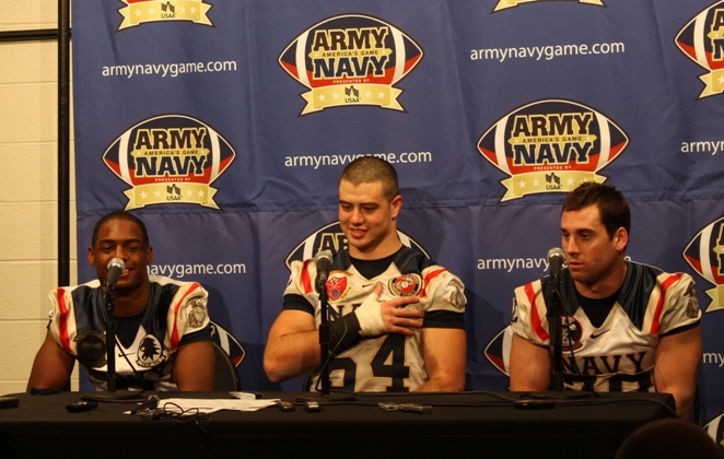Navy Players After the Game