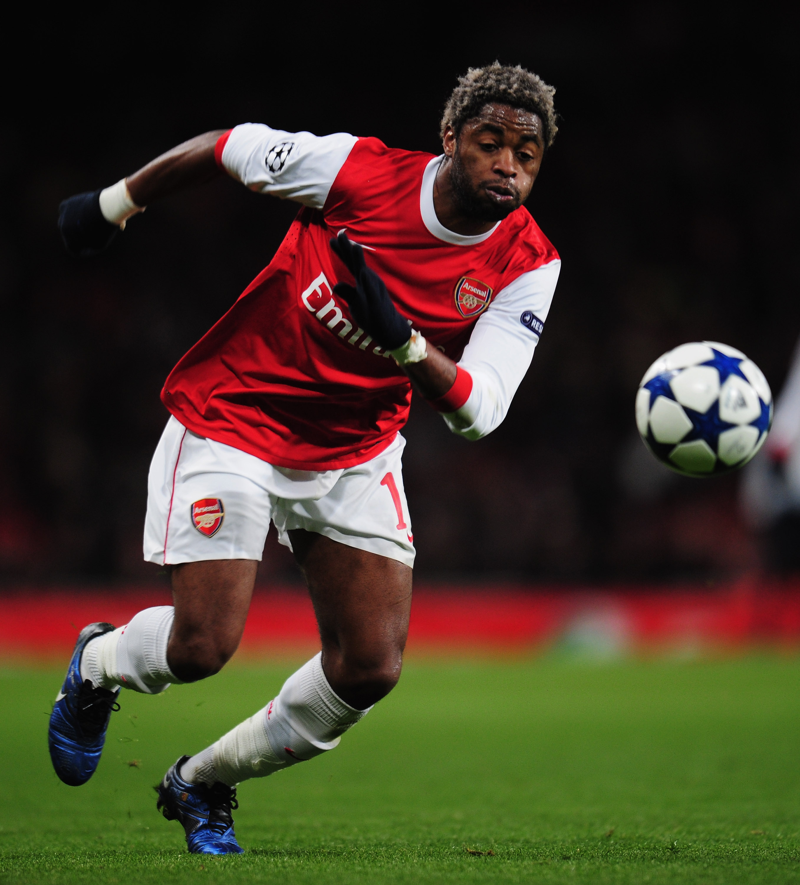 LONDON, ENGLAND - DECEMBER 08:  Alex Song of Arsenal in action during the UEFA Champions League Group H match between Arsenal and FK Partizan Belgrade at the Emirates Stadium on December 8, 2010 in London, England.  (Photo by Shaun Botterill/Getty Images)