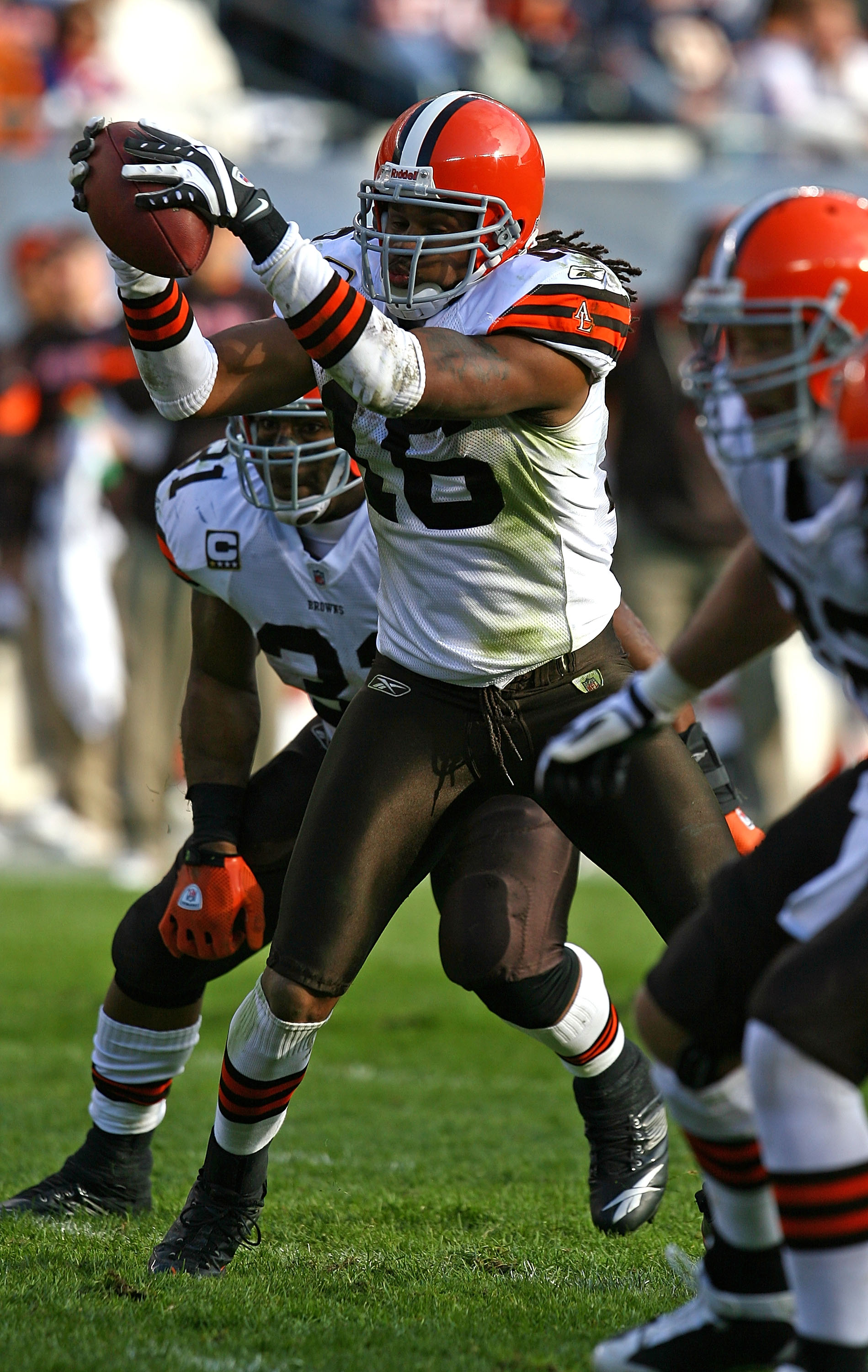 Brutal hit on Cleveland's Josh Cribbs handled well by real officials