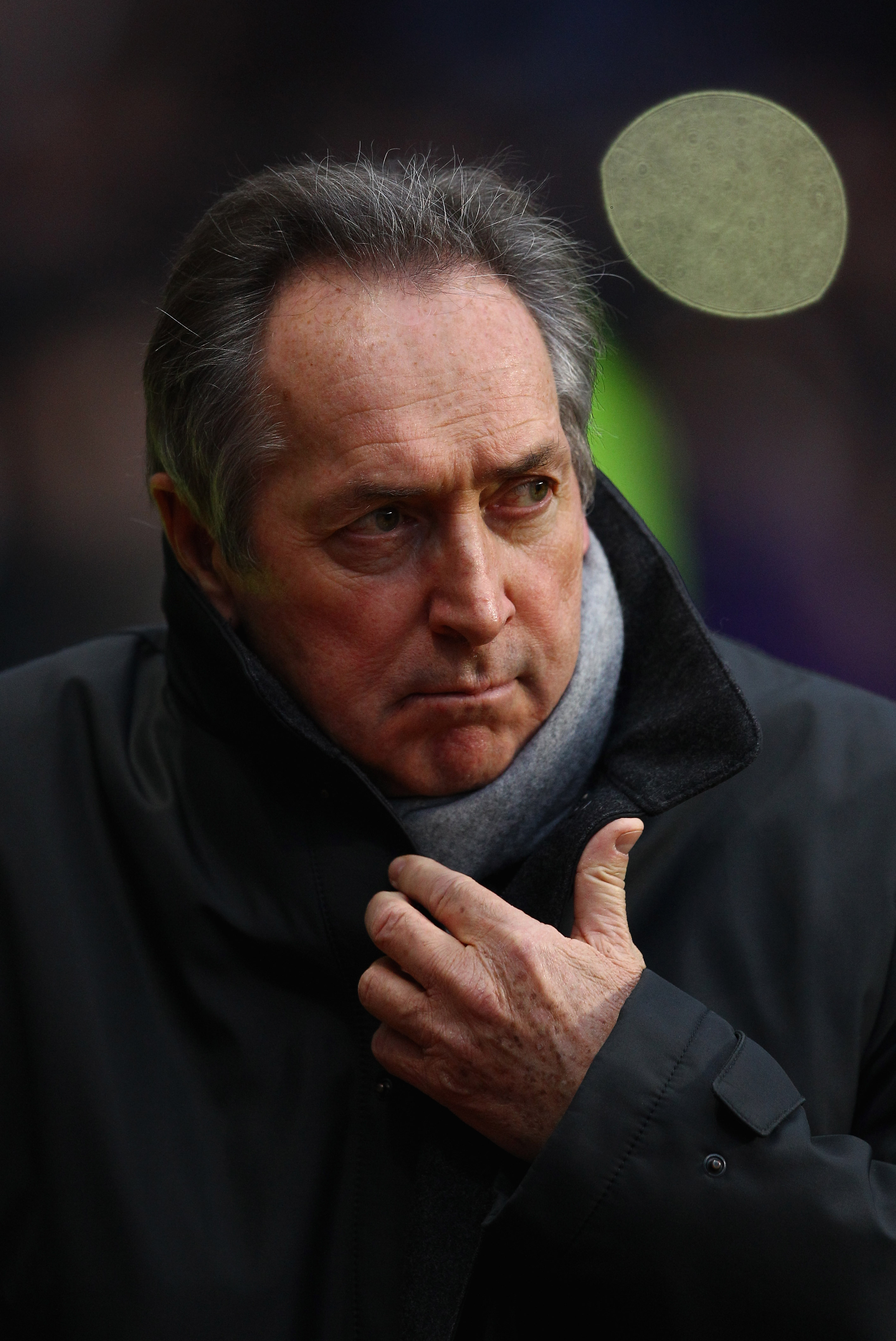 BIRMINGHAM, ENGLAND - DECEMBER 11:  Villa manager Gerard Houllier looks on during the Barclays Premier League match between Aston Villa and West Bromwich Albion at Villa Park on December 11, 2010 in Birmingham, England.  (Photo by Richard Heathcote/Getty