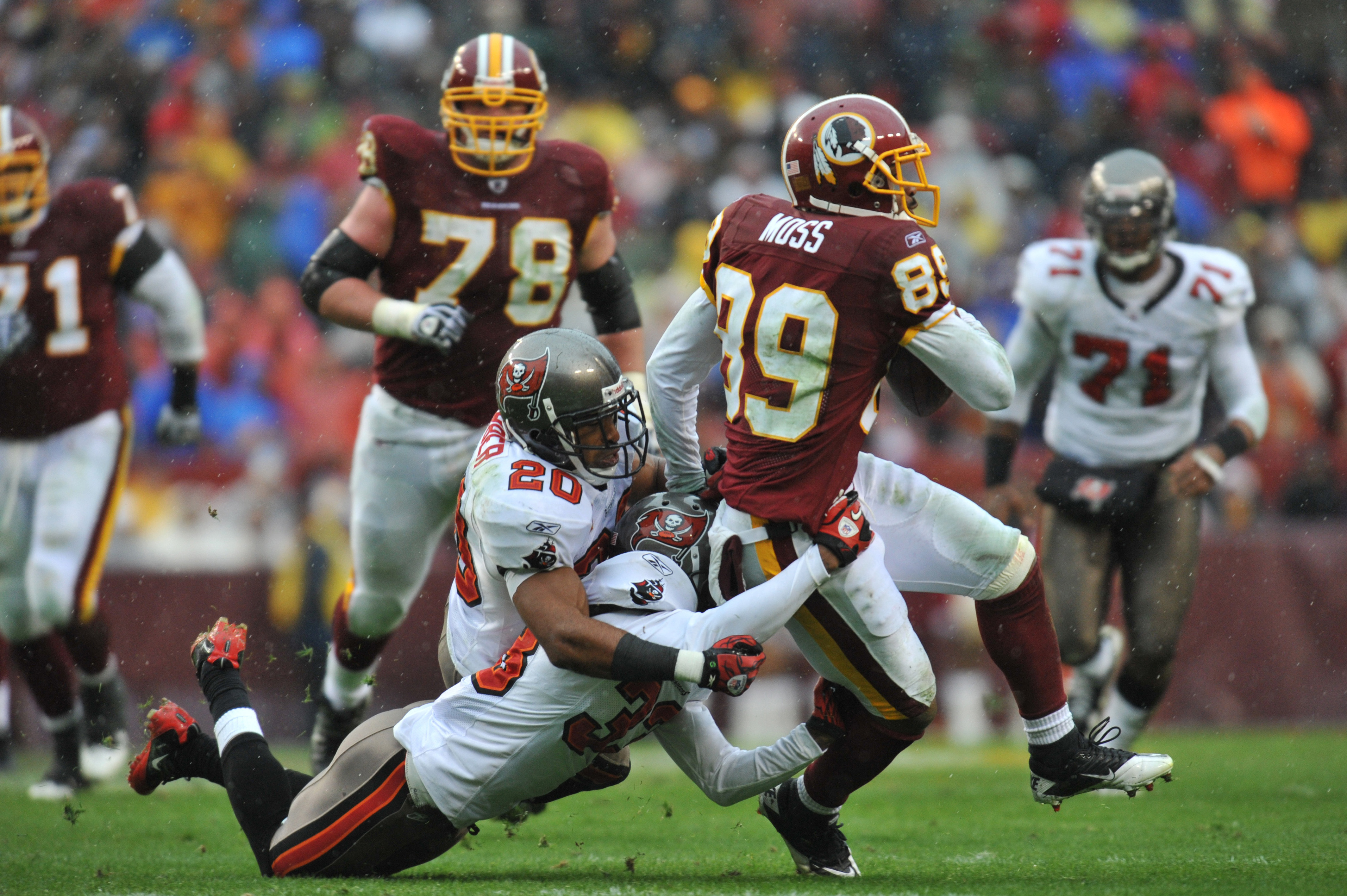 Photo: Washington Redskins Santana Moss (89) celebrates with Jabar