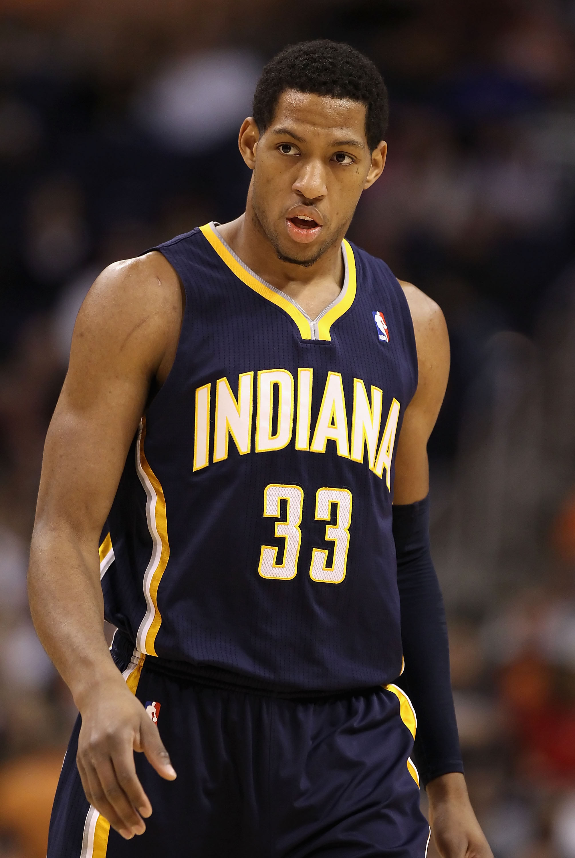 PHOENIX - DECEMBER 03:  Danny Granger #33 of the Indiana Pacers during the NBA game against the Phoenix Suns at US Airways Center on December 3, 2010 in Phoenix, Arizona.  The Suns defeated the Pacers 105-97.  NOTE TO USER: User expressly acknowledges and