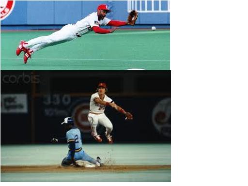 Photo Ozzie Smith St. Louis Cardinals Fielding Ground Ball Vintage 1980s