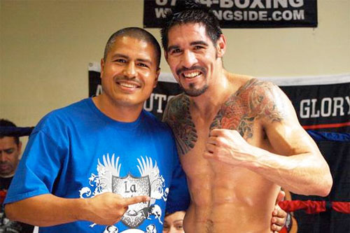 Robert Garcia with Antonio Margarito