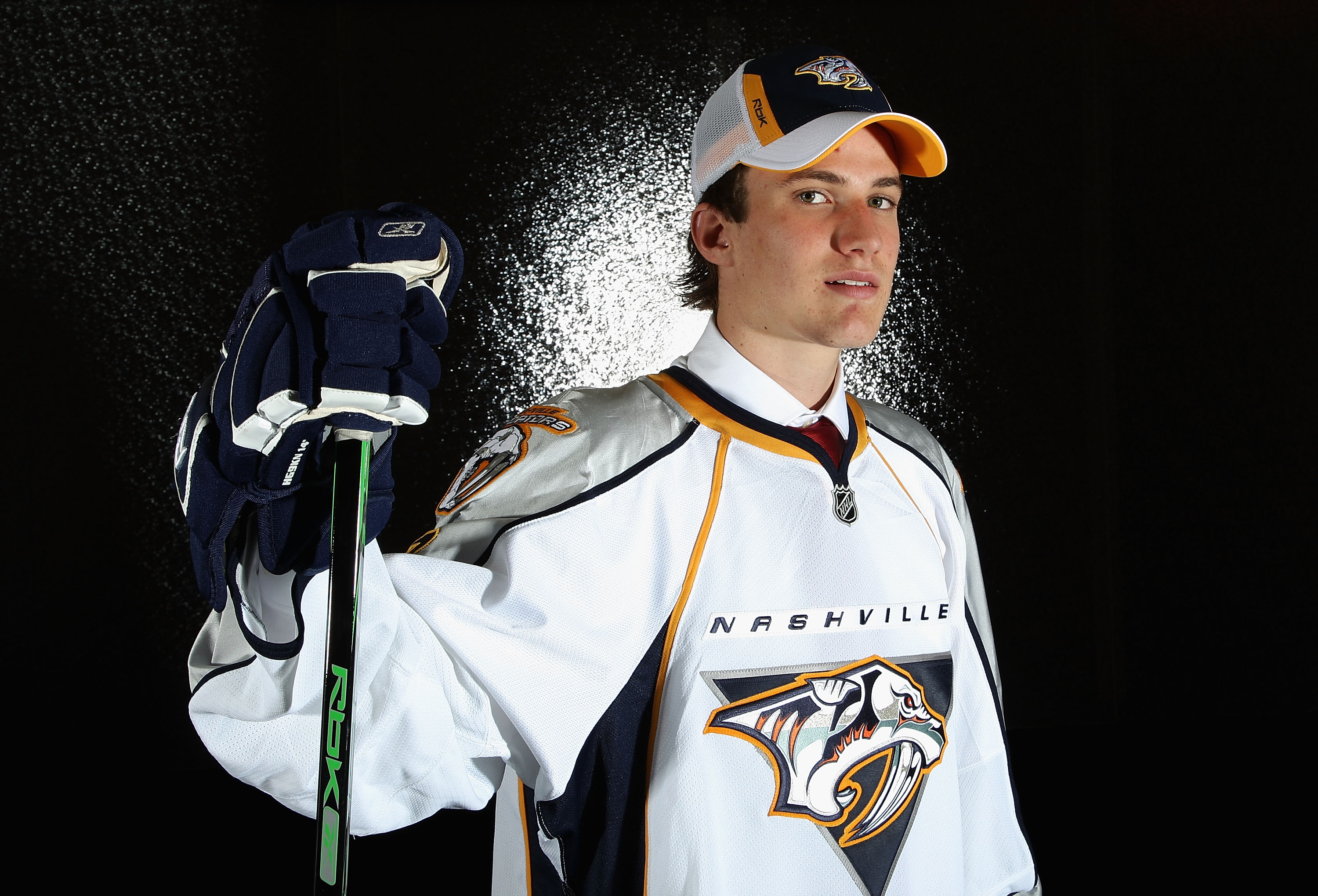 OTTAWA, ON - JUNE 21: 38th overall pick, Roman Josi of the Nashville Predators poses for a portrait at the 2008 NHL Entry Draft at Scotiabank Place on June 21, 2008 in Ottawa, Ontario, Canada. (Photo by Andre Ringuette/Getty Images)