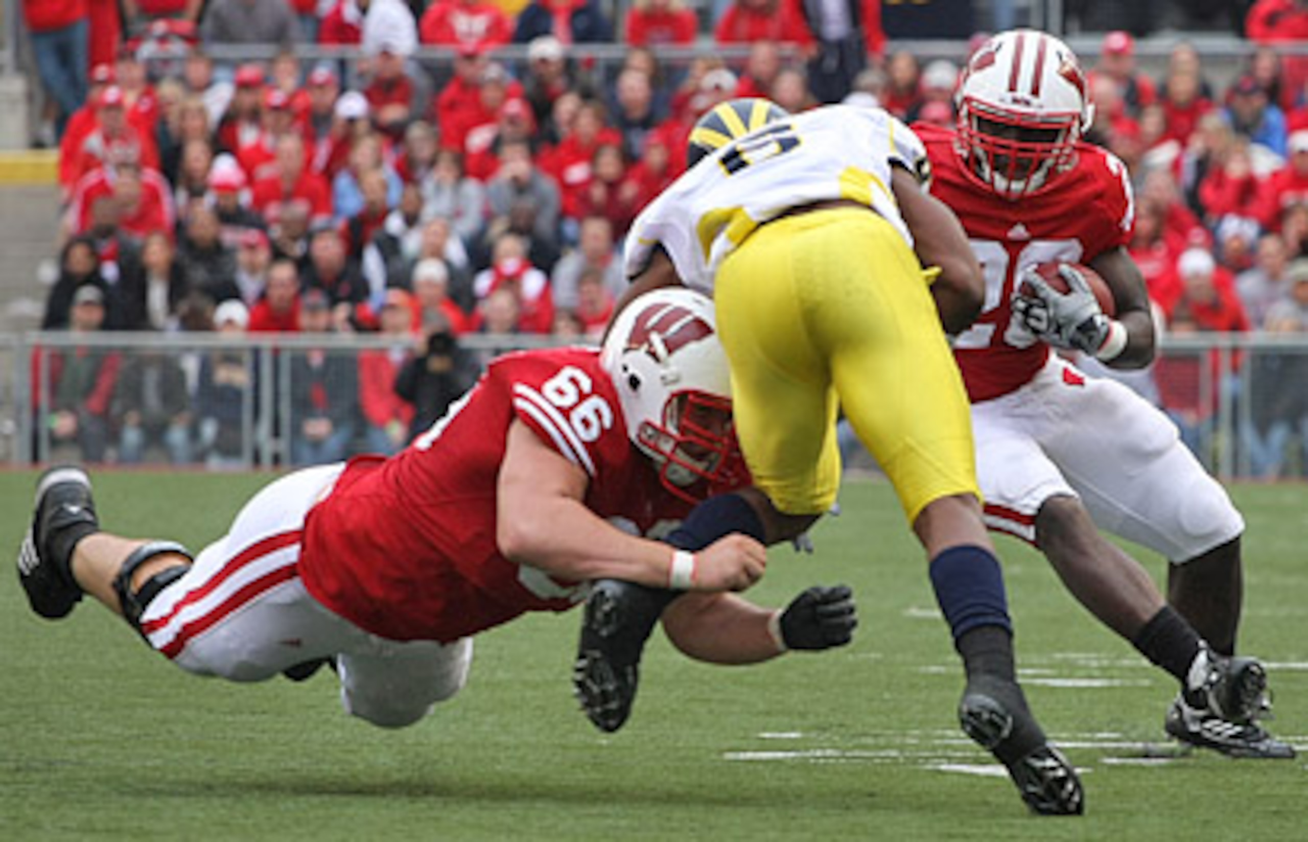 C Peter Konz and RB Montee Ball