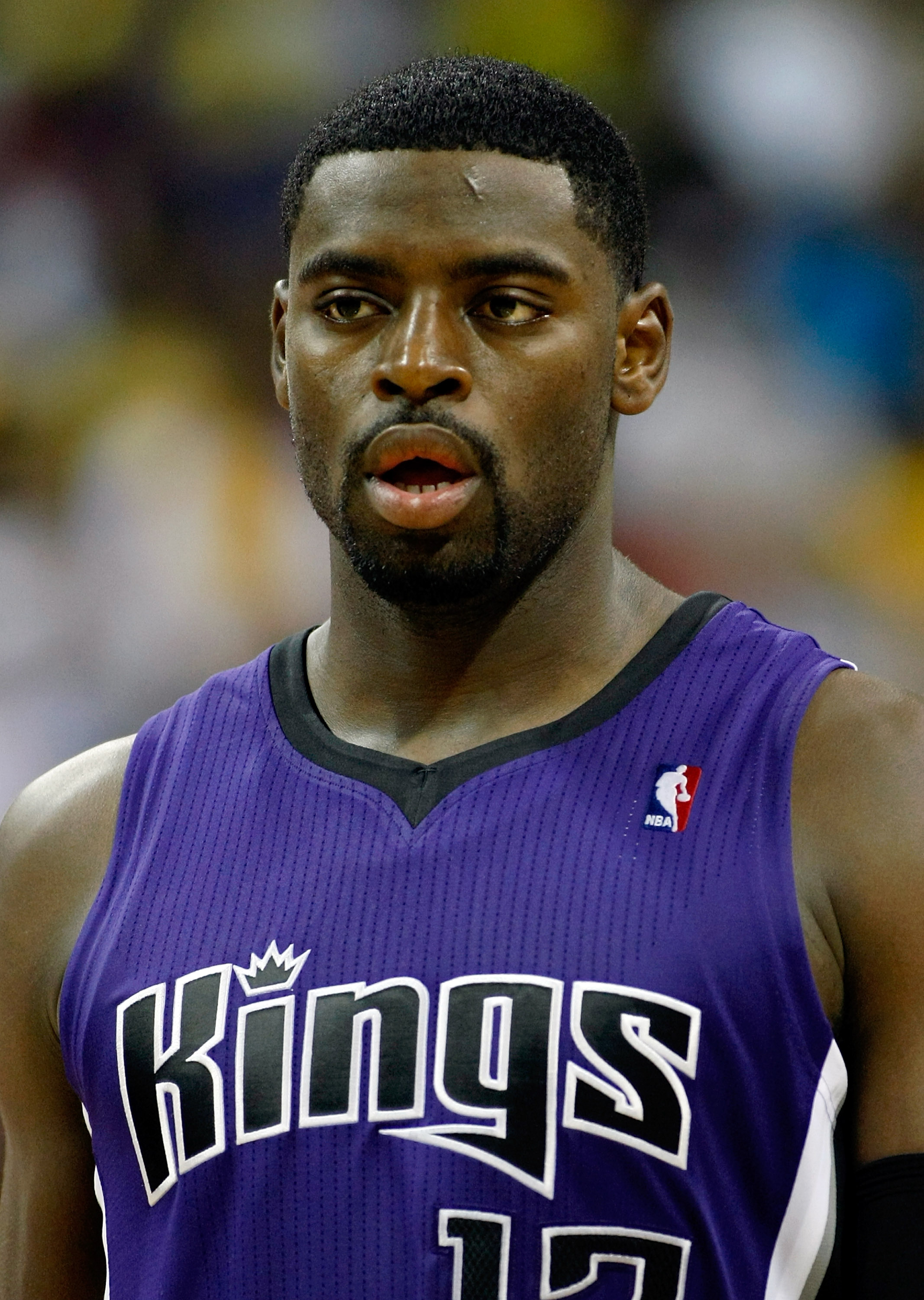 LAS VEGAS - OCTOBER 13:  Tyreke Evans #13 of the Sacramento Kings stands on the court during a preseason game against the Los Angeles Lakers at the Thomas & Mack Center October 13, 2010 in Las Vegas, Nevada. The Lakers won 98-95. NOTE TO USER: User expres