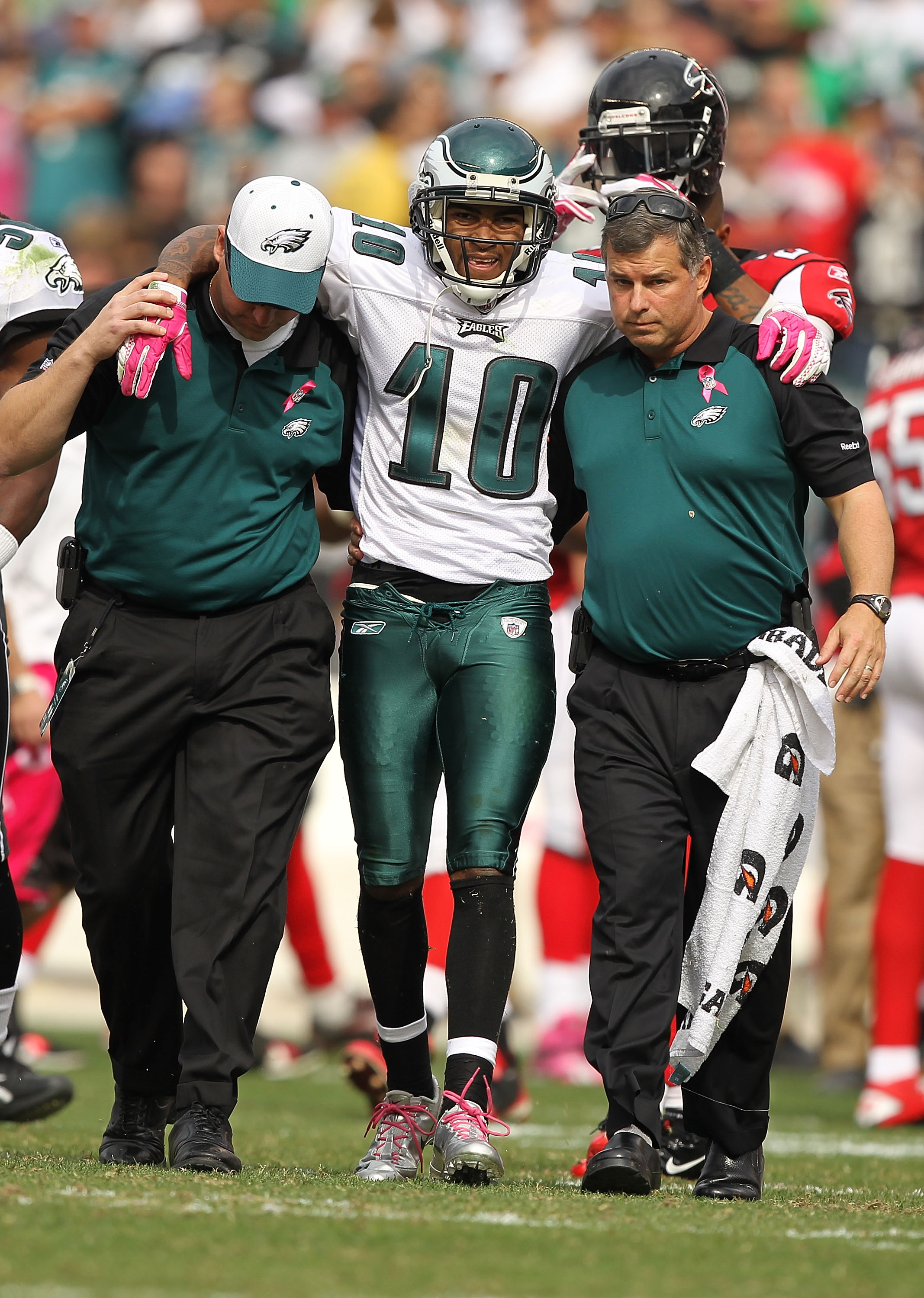 DeSean Jackson discusses Geno with Vick; says Eagles moving '100