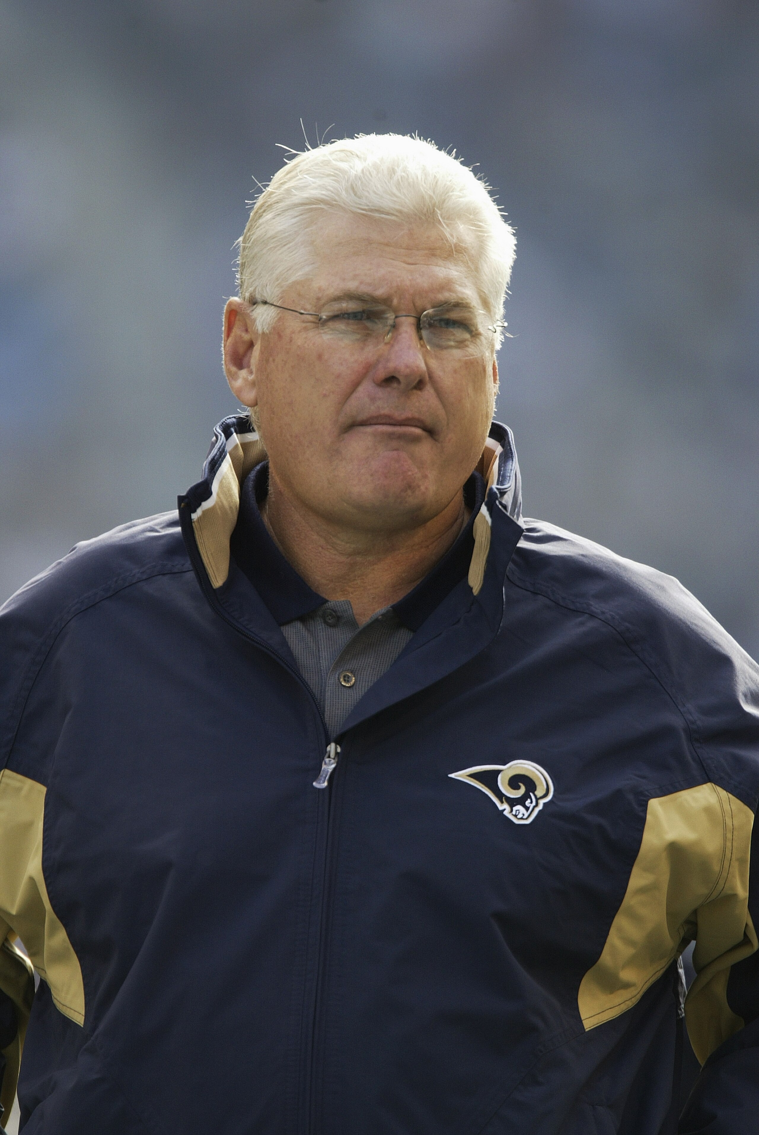 SEATTLE - OCTOBER 10:  Head coach Mike Martz of the St. Louis Rams watches from the sideline during the game with the Seattle Seahawks at Qwest Field on October 10, 2004 in Seattle, Washington. The Rams defeated the Seahawks 33-27 in overtime. (Photo by O