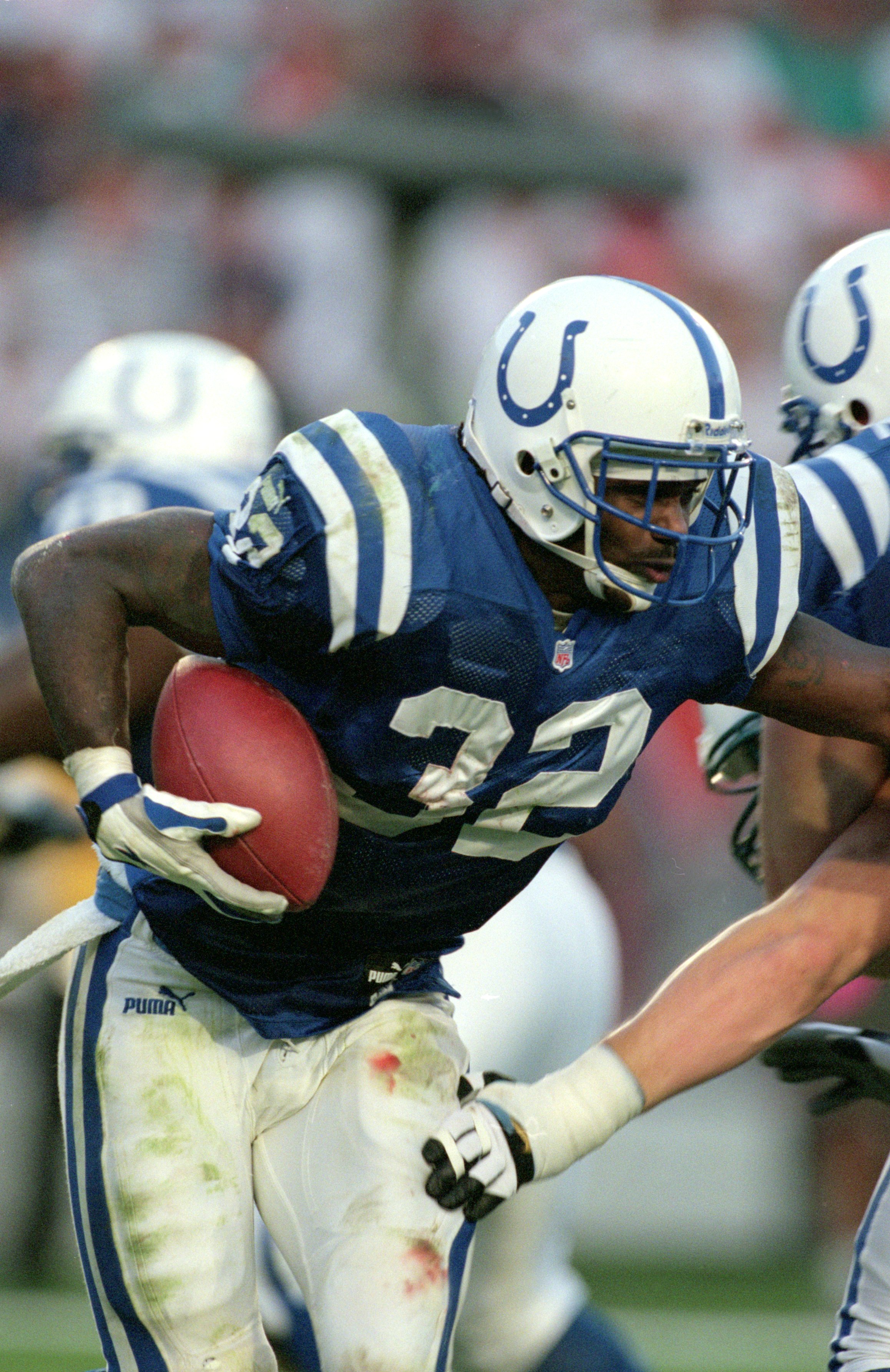 Tuff Stuff, February 2000-Edgerrin James-Indianapolis Colts.: Tuff