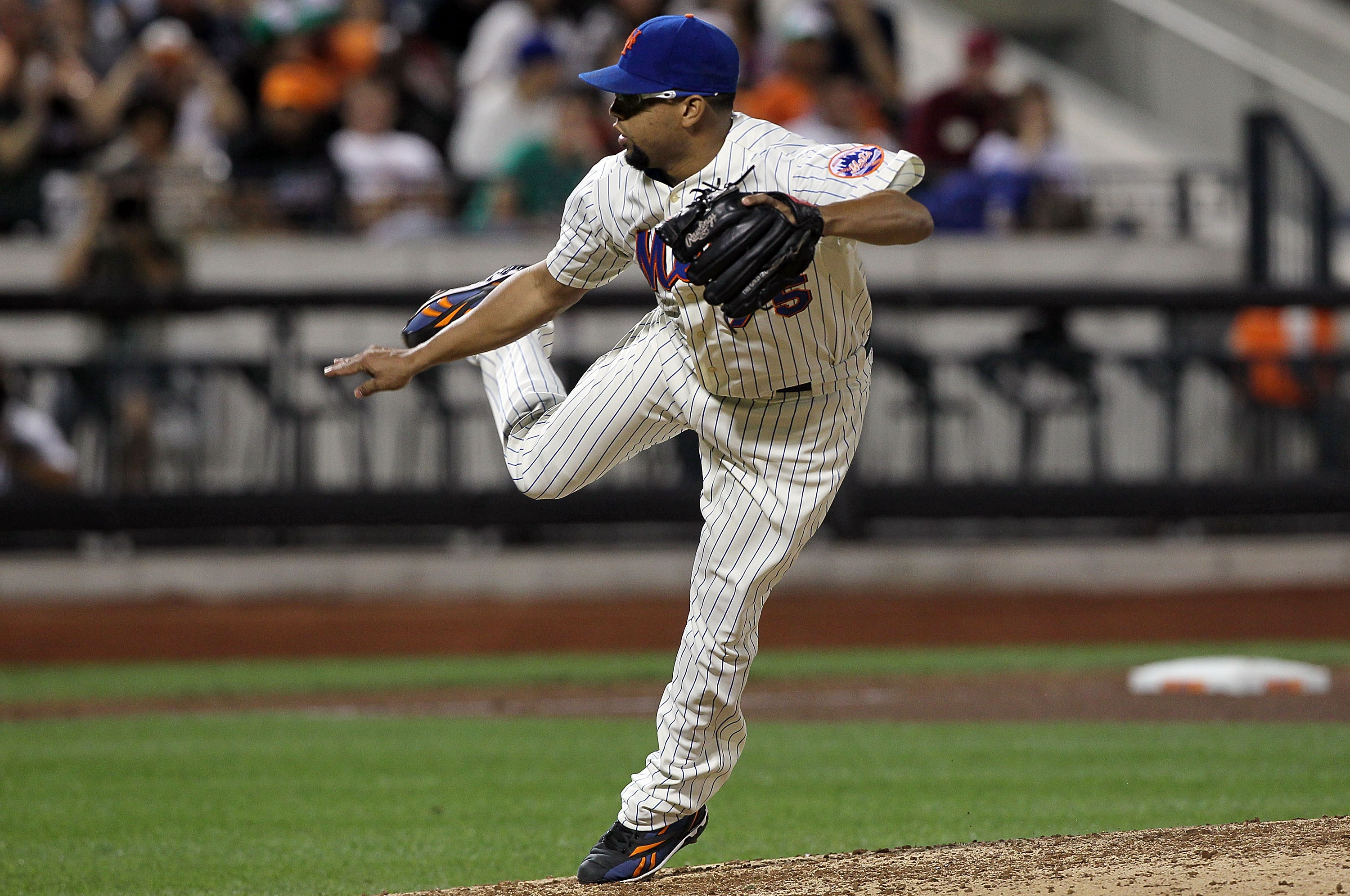 Francisco Rodriguez 2011 #75 New York Mets Game-Used / Team-Issued