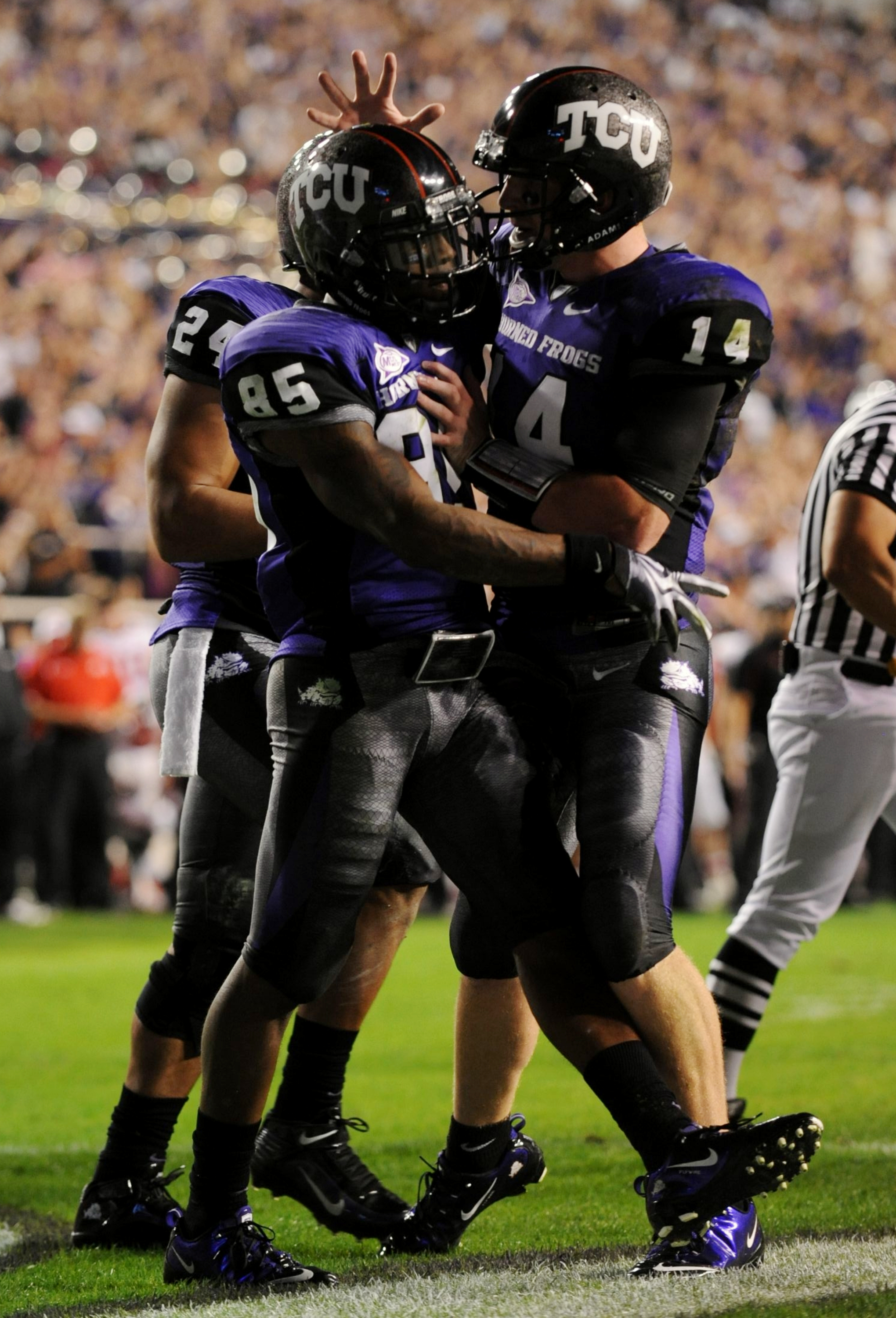 Andy Dalton TCU Horned Frogs College Football Purple Men's Jersey