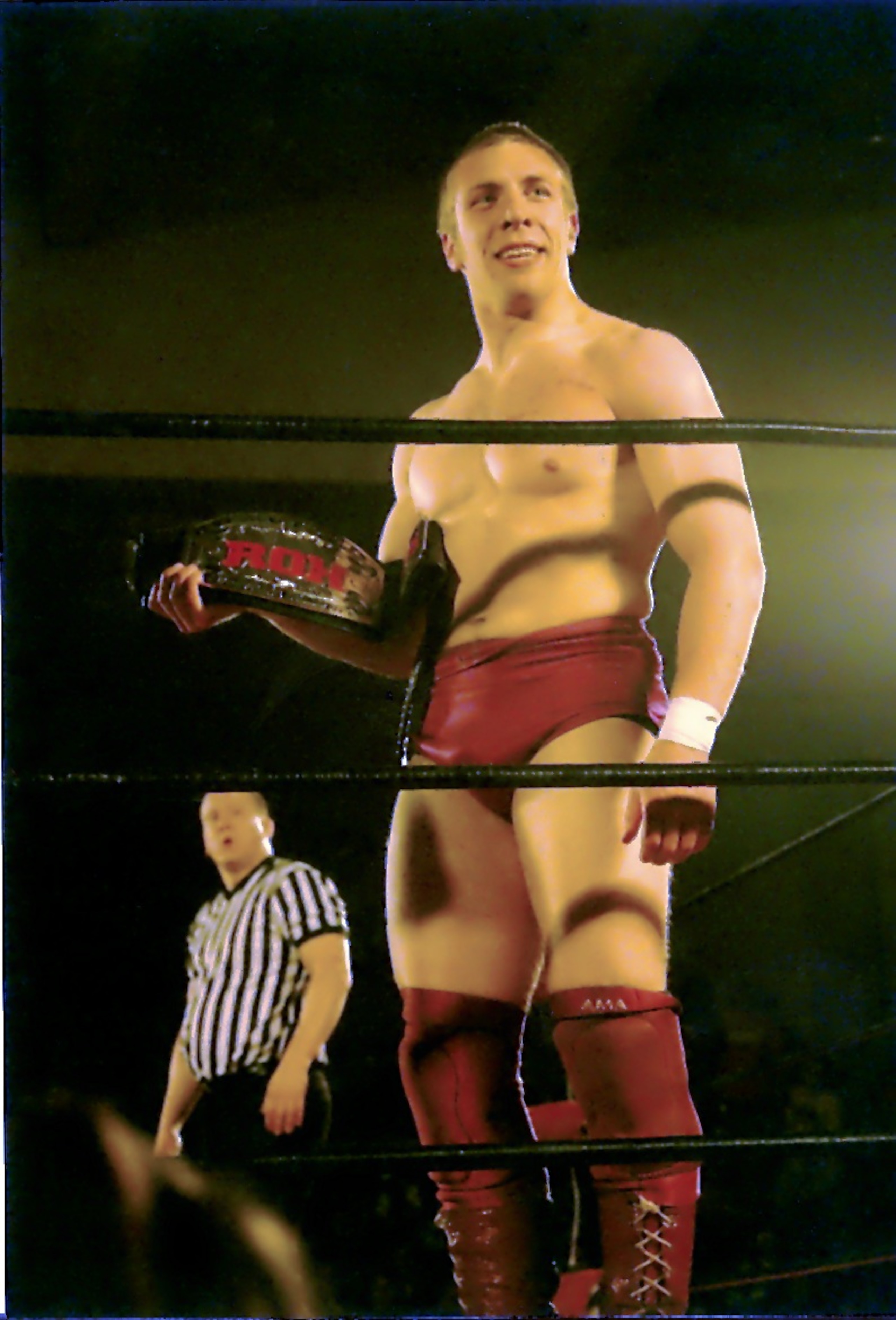 Bryan as ROH champ.