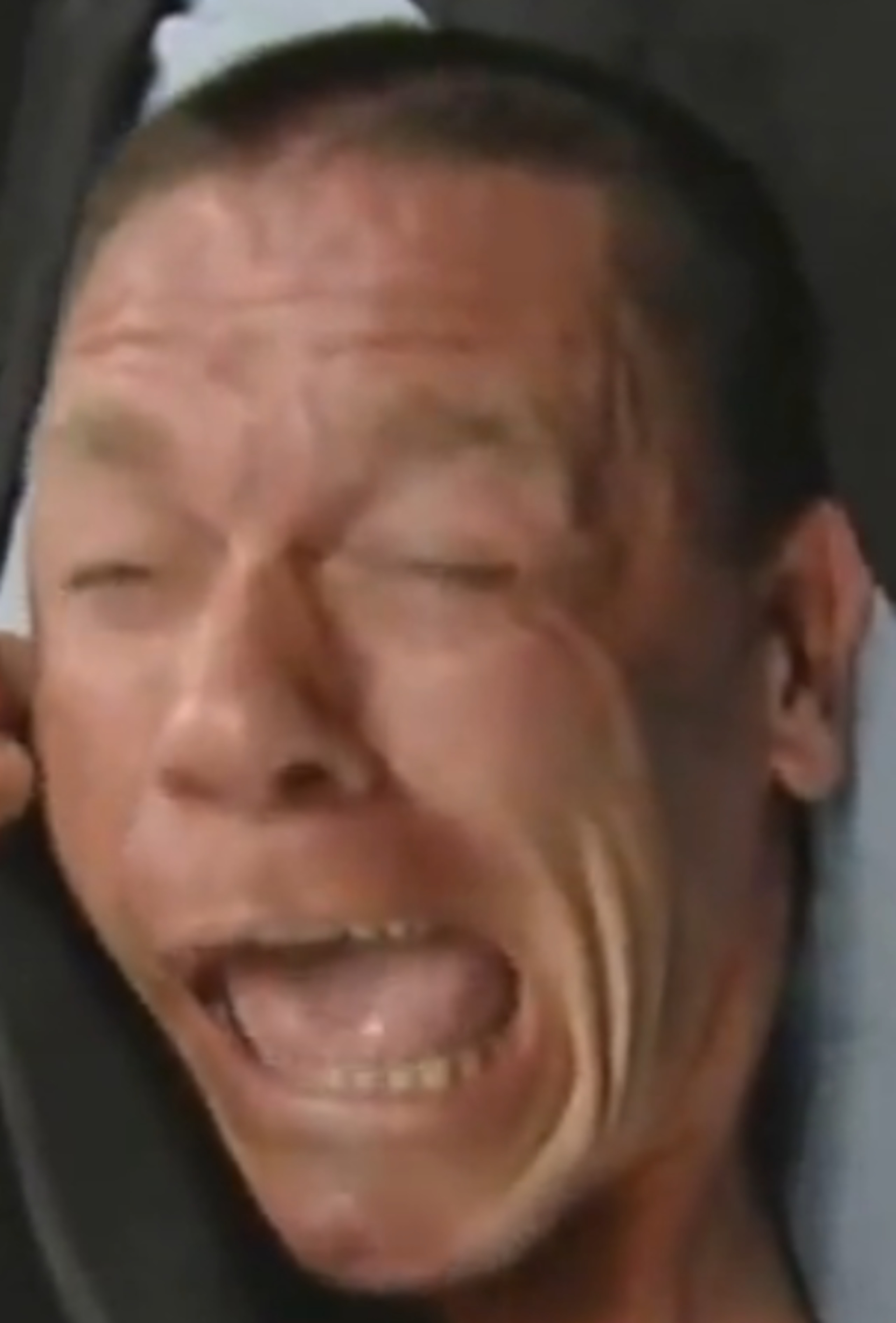 John Cena, relaxed as usual.
