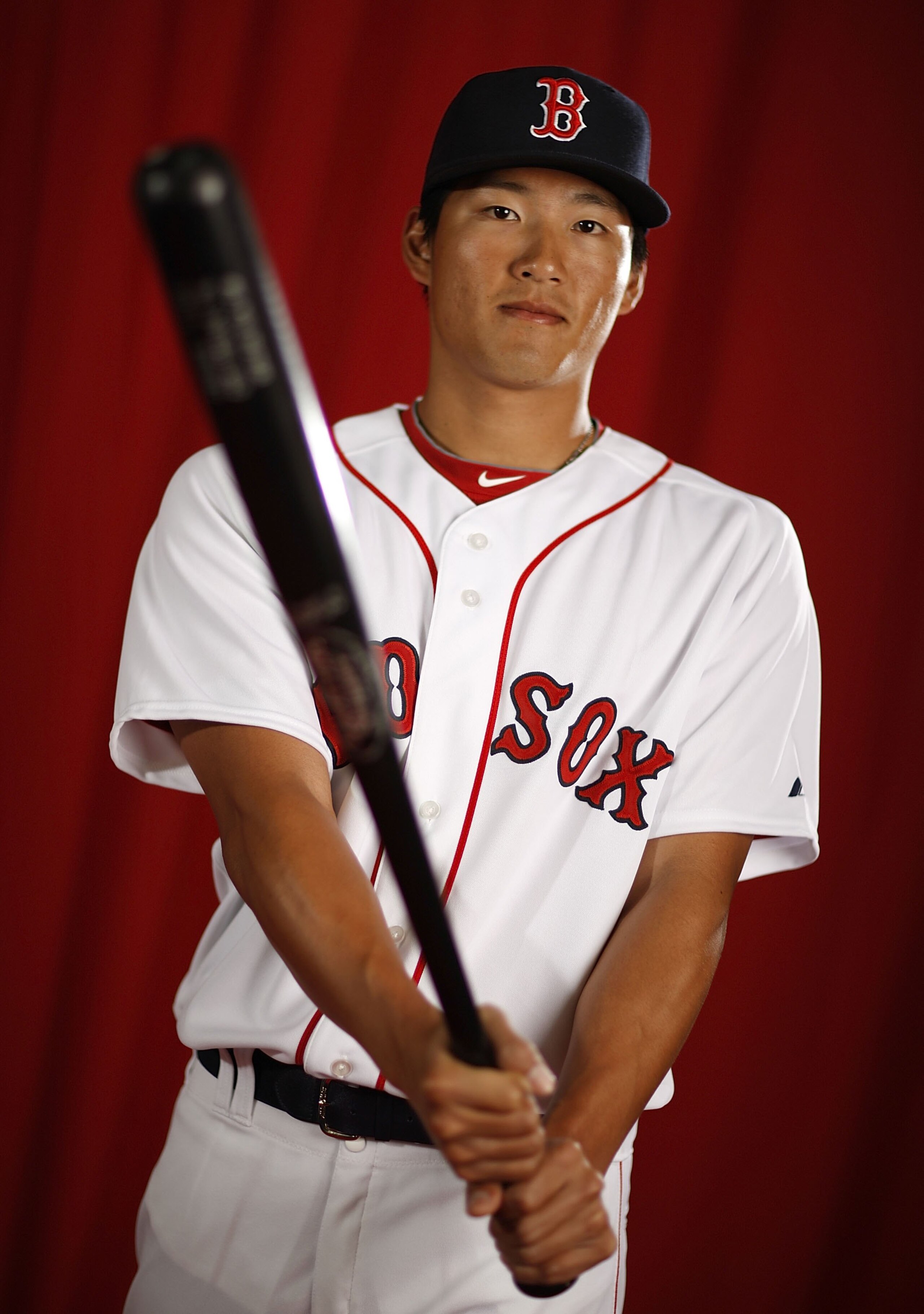 FT. MYERS, FL - FEBRUARY 28:  Che-Hsuan Lin #85 of the Boston Red Sox poses during photo day at the Boston Red Sox Spring Training practice facility on February 28, 2010 in Ft. Myers, Florida.  (Photo by Gregory Shamus/Getty Images)