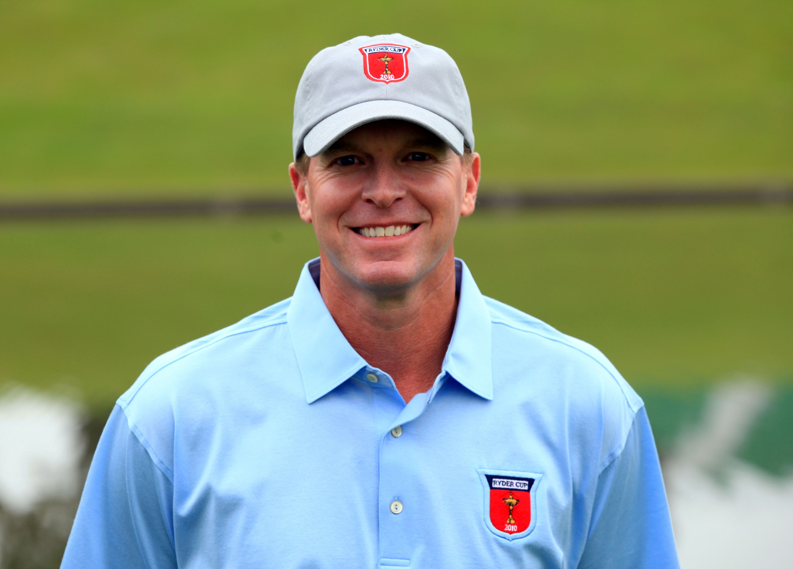 NEWPORT, WALES - SEPTEMBER 28:  Steve Stricker of the USA poses for a portrait during the USA Team Photocall prior to the 2010 Ryder Cup at the Celtic Manor Resort on September 28, 2010 in Newport, Wales.  (Photo by David Cannon/Getty Images)