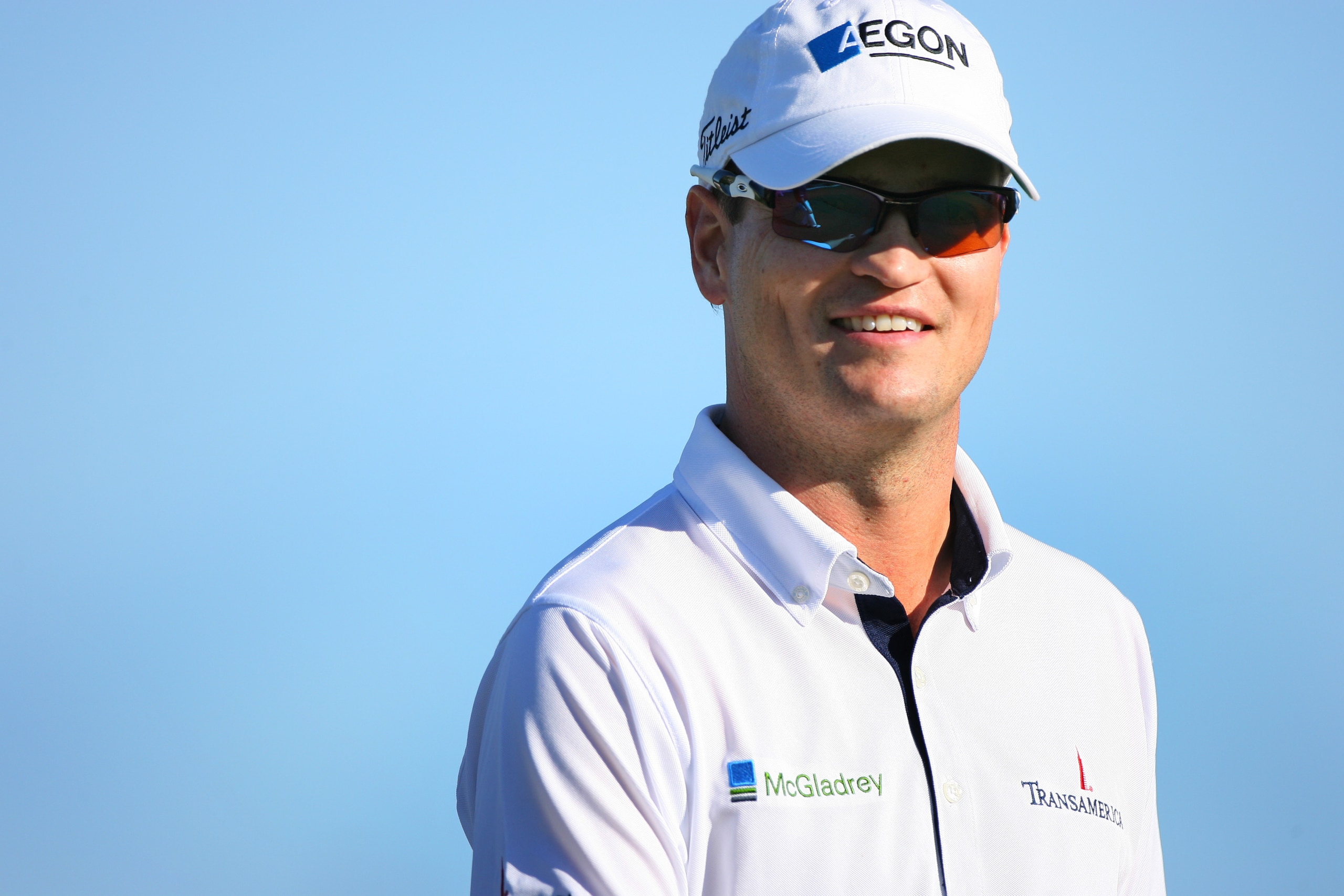 SEA ISLAND, GA - OCTOBER 7 : Zach Johnson smiles on the 17th hole during the first round of the McGladrey Classic at Sea Island Seaside Course on October 7, 2010 in Sea Island, Georgia. (Photo by Hunter Martin/Getty Images)