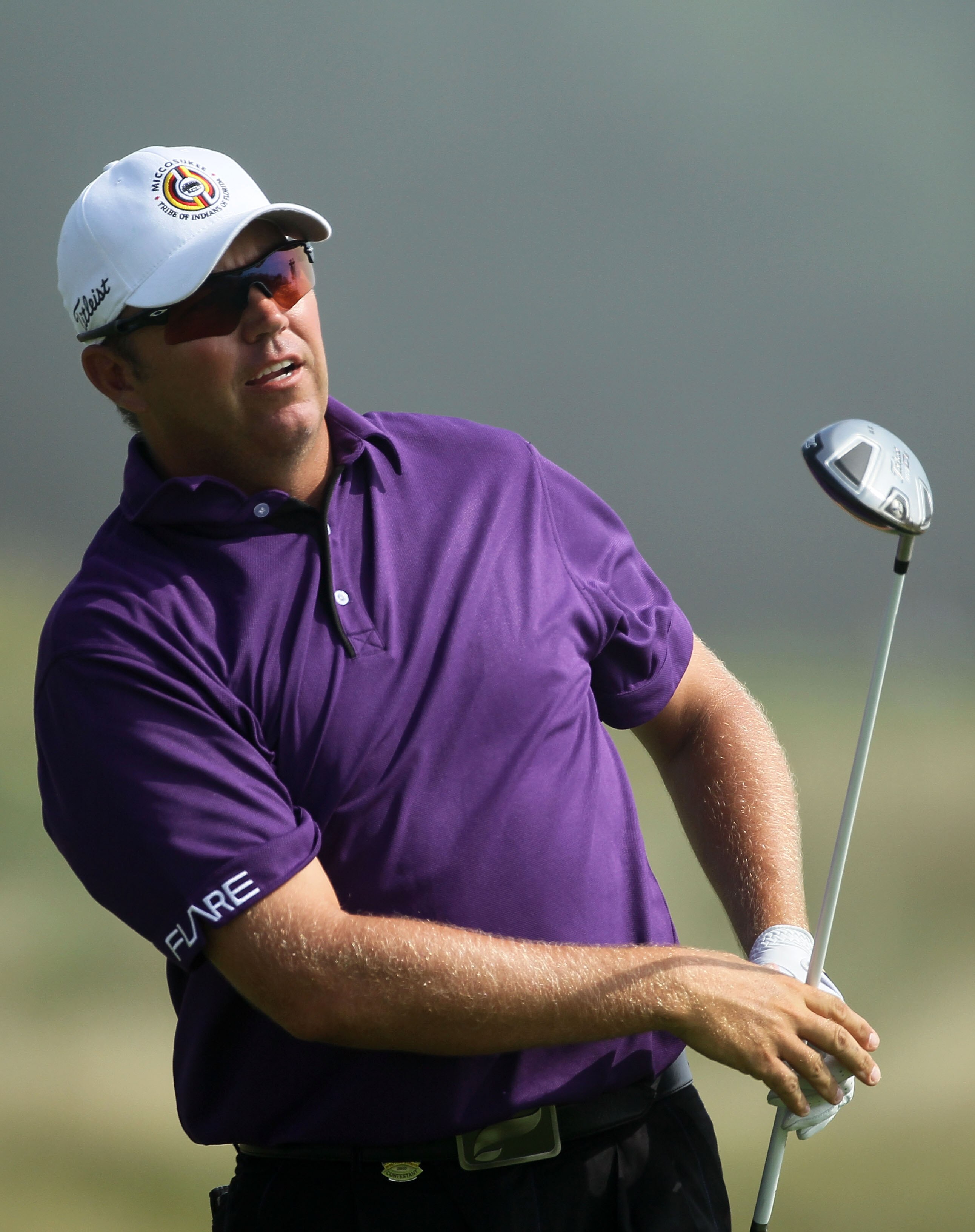 KOHLER, WI - AUGUST 12:  Bo Van Pelt watches his tee shot on the second hole during the first round of the 92nd PGA Championship on the Straits Course at Whistling Straits on August 12, 2010 in Kohler, Wisconsin.  (Photo by Andy Lyons/Getty Images)