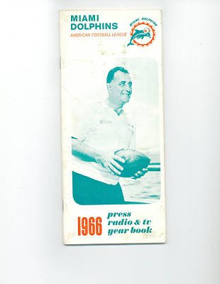 1995 Miami Dolphins Media Guide