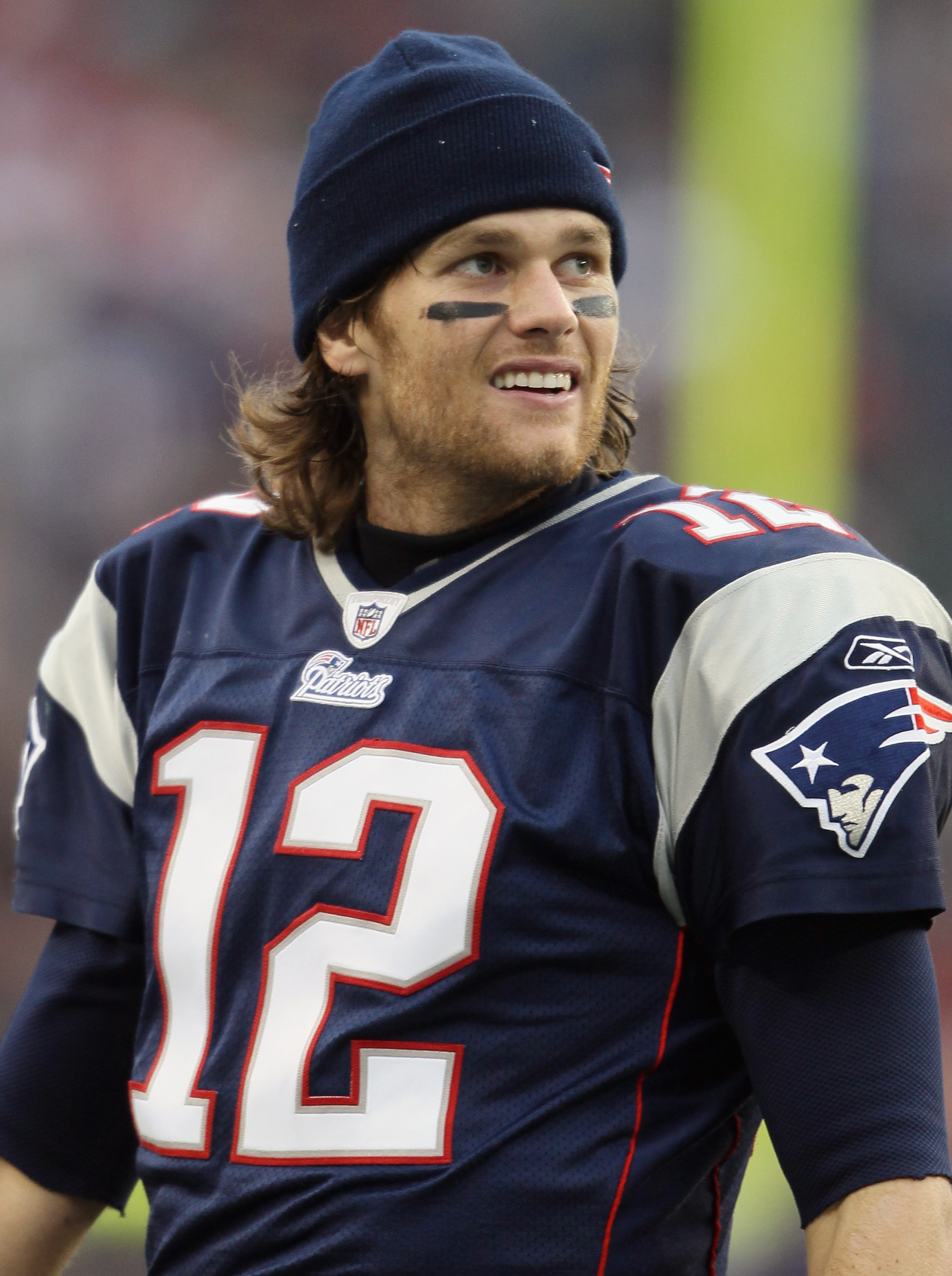 FOXBORO, MA - JANUARY 02:  Tom Brady #12 of the New England Patriots looks on in the third quarter against the Miami Dolphins on January 2, 2011 at Gillette Stadium in Foxboro, Massachusetts.  (Photo by Elsa/Getty Images)