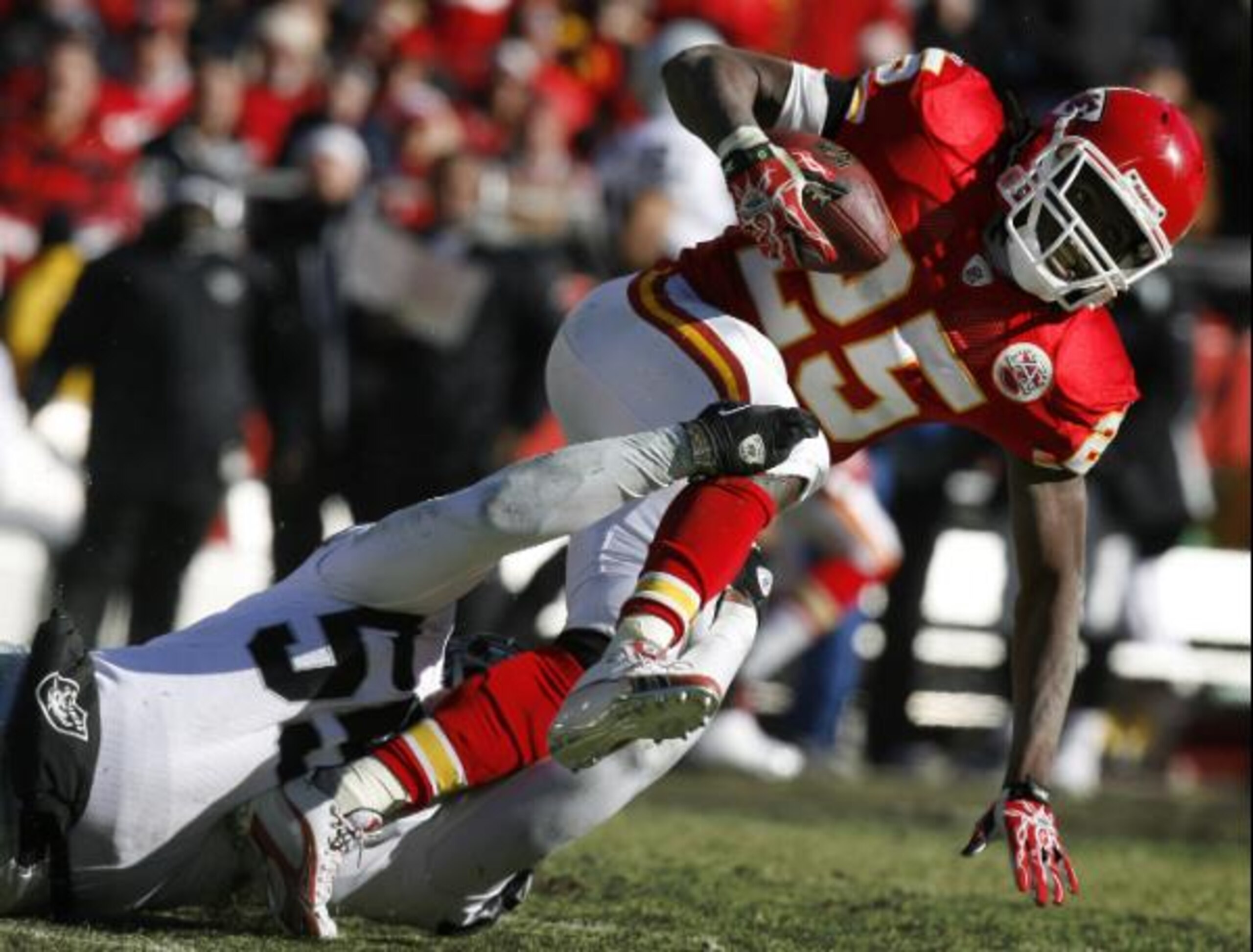 Rolando McClain was almost unblockable against the Chiefs. Rolando McClain was almost unblockable against the Chiefs.