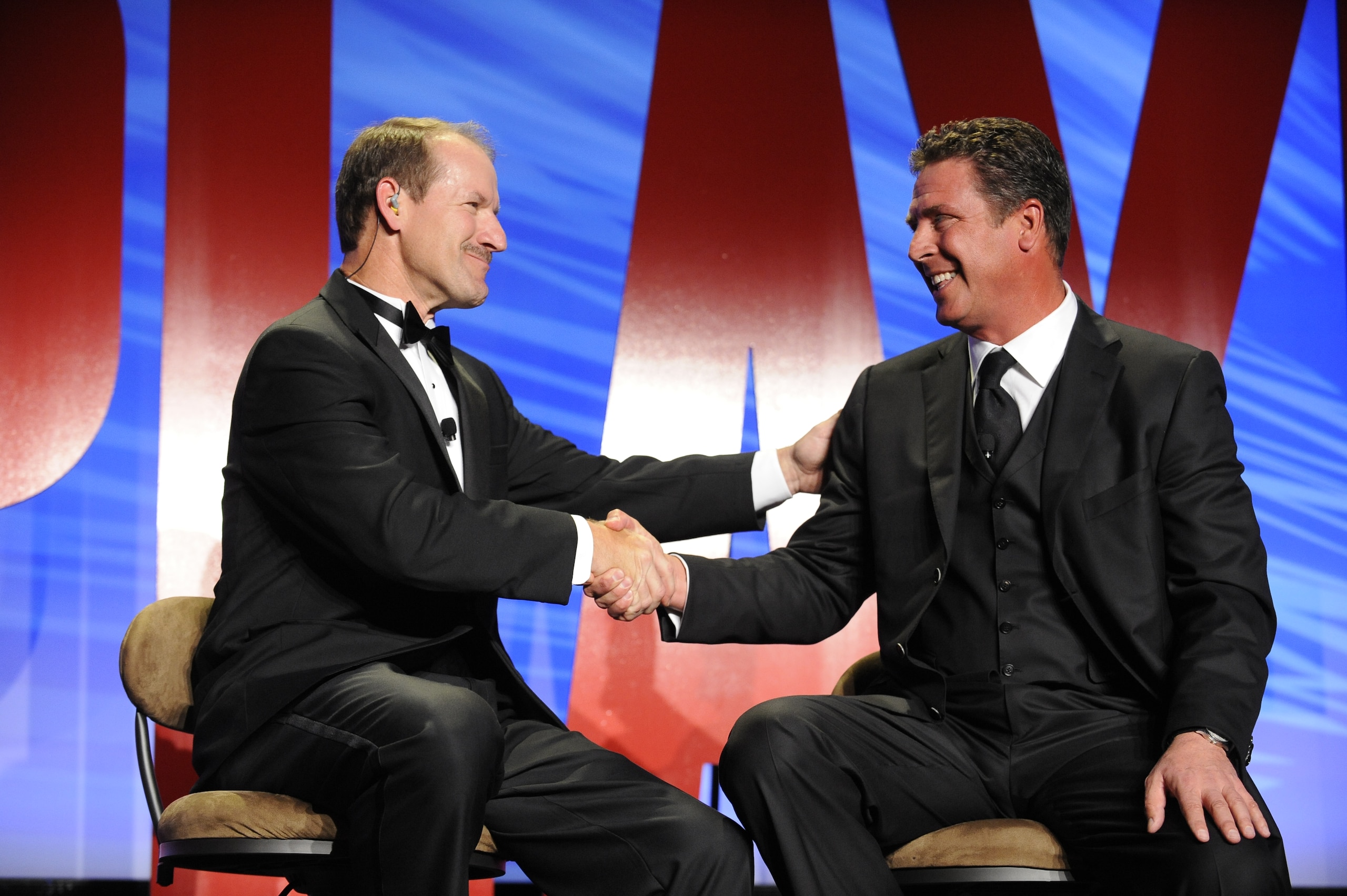 WASHINGTON - APRIL 4: Co-host Bill Cowher (L) and Hall of Famer Dan Marino during the NFL PLAYERS Gala at the Washington Hilton on April 4, 2008 in Washington, D.C. (Photo by Mitchell Layton/Getty Images for PLAYERS INC) WASHINGTON - APRIL 4: Co-host Bill Cowher (L) and Hall of Famer Dan Marino during the NFL PLAYERS Gala at the Washington Hilton on April 4, 2008 in Washington, D.C. (Photo by Mitchell Layton/Getty Images for PLAYERS INC)
