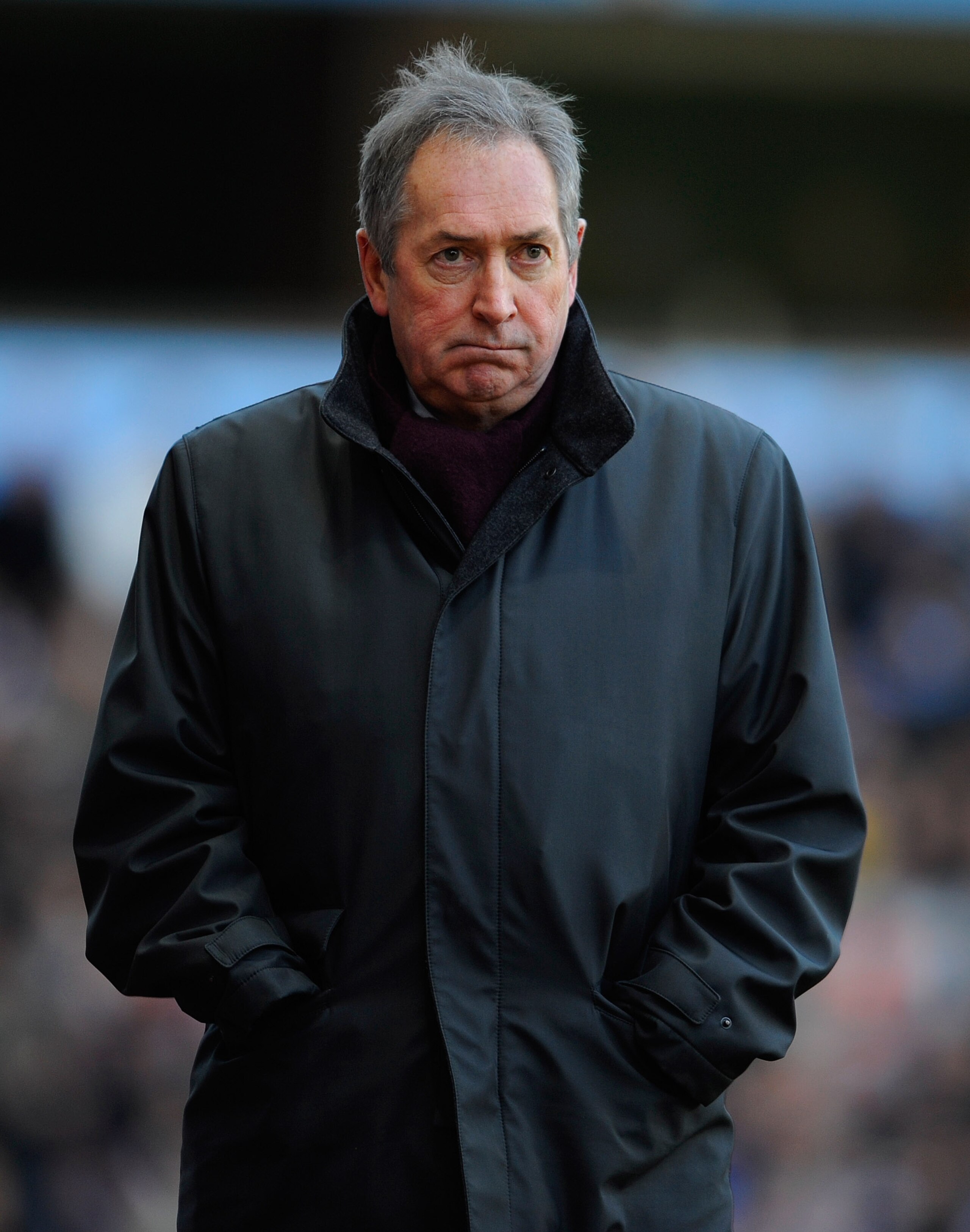 BIRMINGHAM, ENGLAND - NOVEMBER 27:  Villa manager Gerard Houllier looks on during the Barclays Premier League match between Aston Villa and Arsenal at Villa Park on November 27, 2010 in Birmingham, England.  (Photo by Michael Regan/Getty Images)