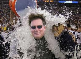 Fifteen gallons of Gatorade - $75.  Versace loafers - $110.  Ice bath in mid-January - priceless.