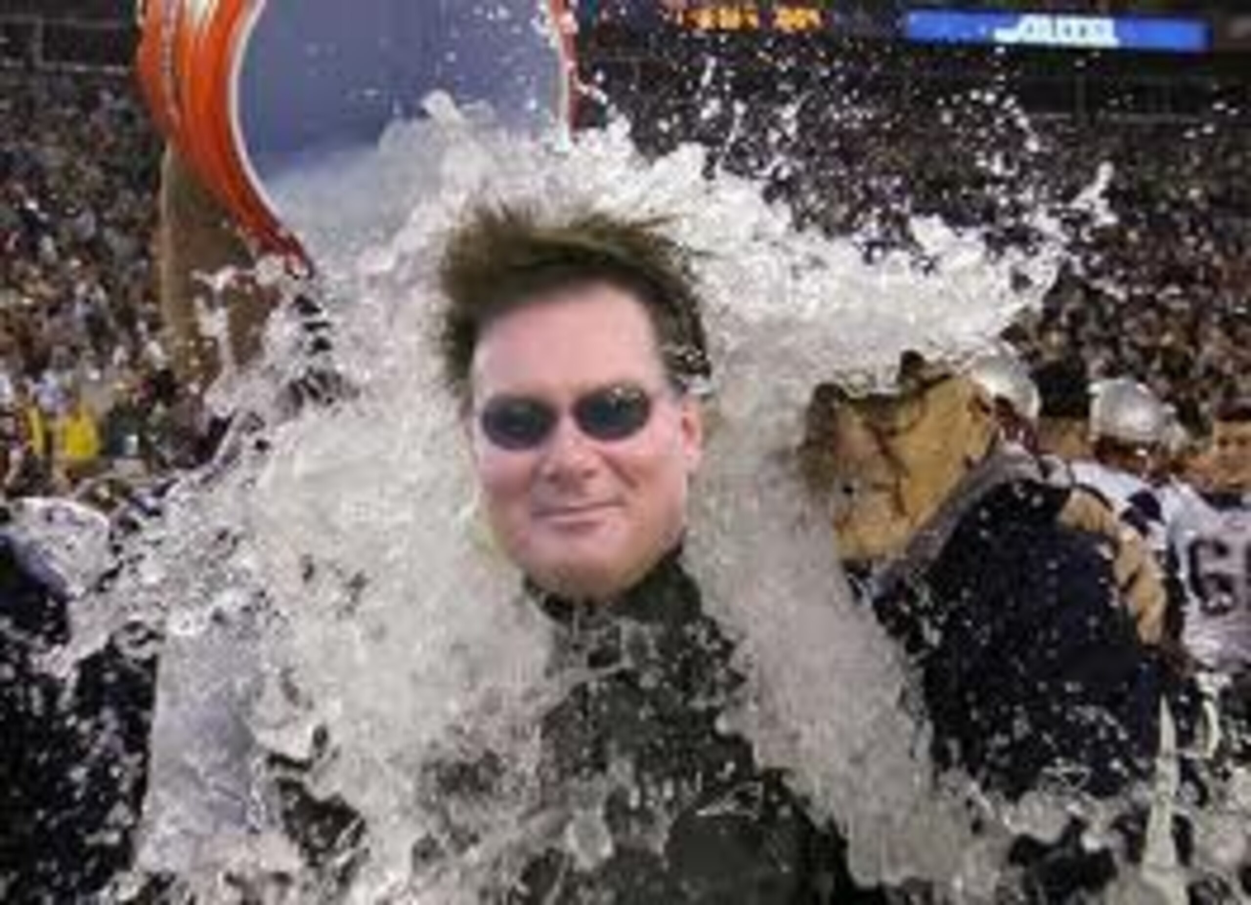 Fifteen gallons of Gatorade - $75.  Versace loafers - $110.  Ice bath in mid-January - priceless.