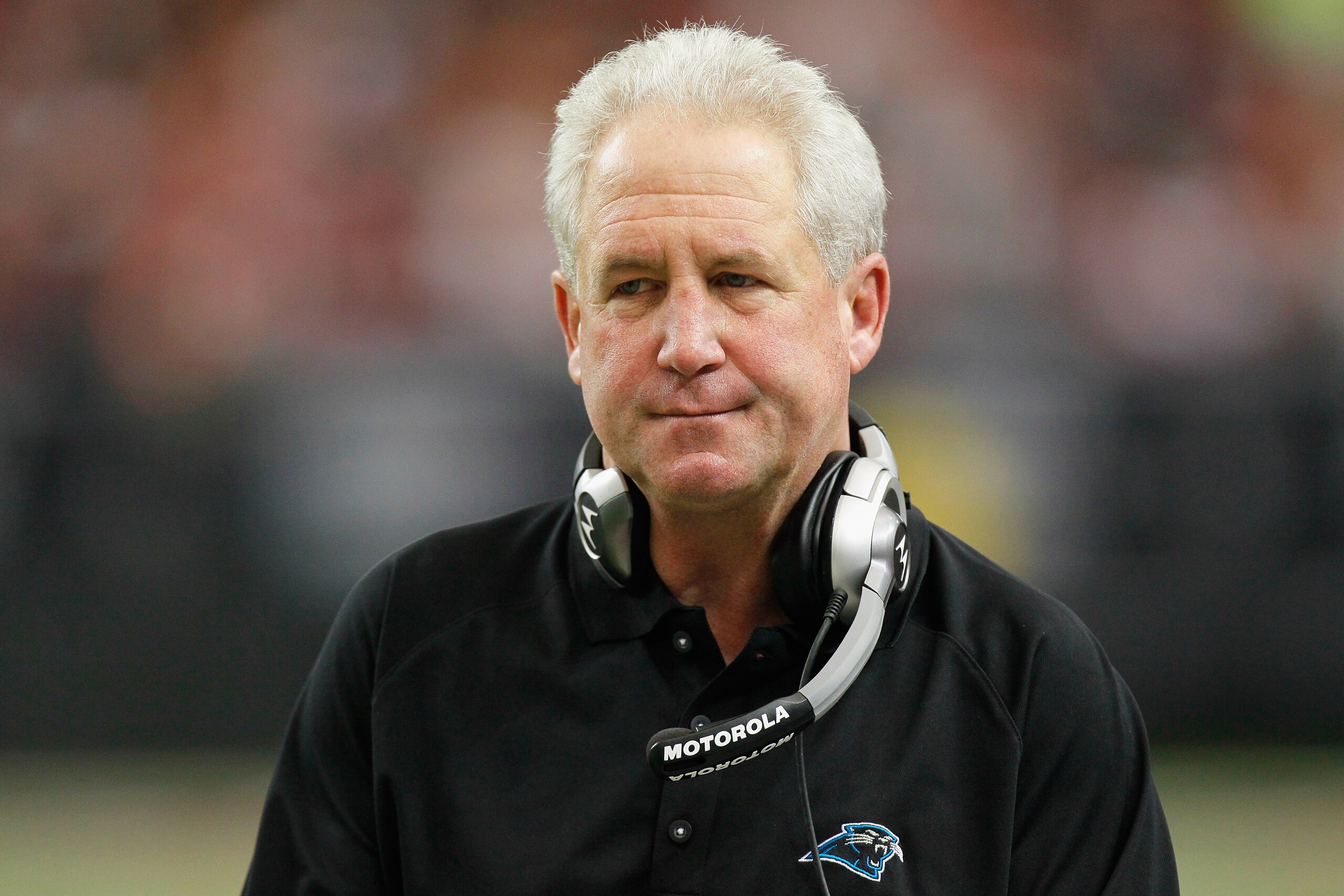 ATLANTA, GA - JANUARY 02:  Head coach John Fox of the Carolina Panthers reacts after failed conversion on offense against the Atlanta Falcons at Georgia Dome on January 2, 2011 in Atlanta, Georgia.  (Photo by Kevin C. Cox/Getty Images)