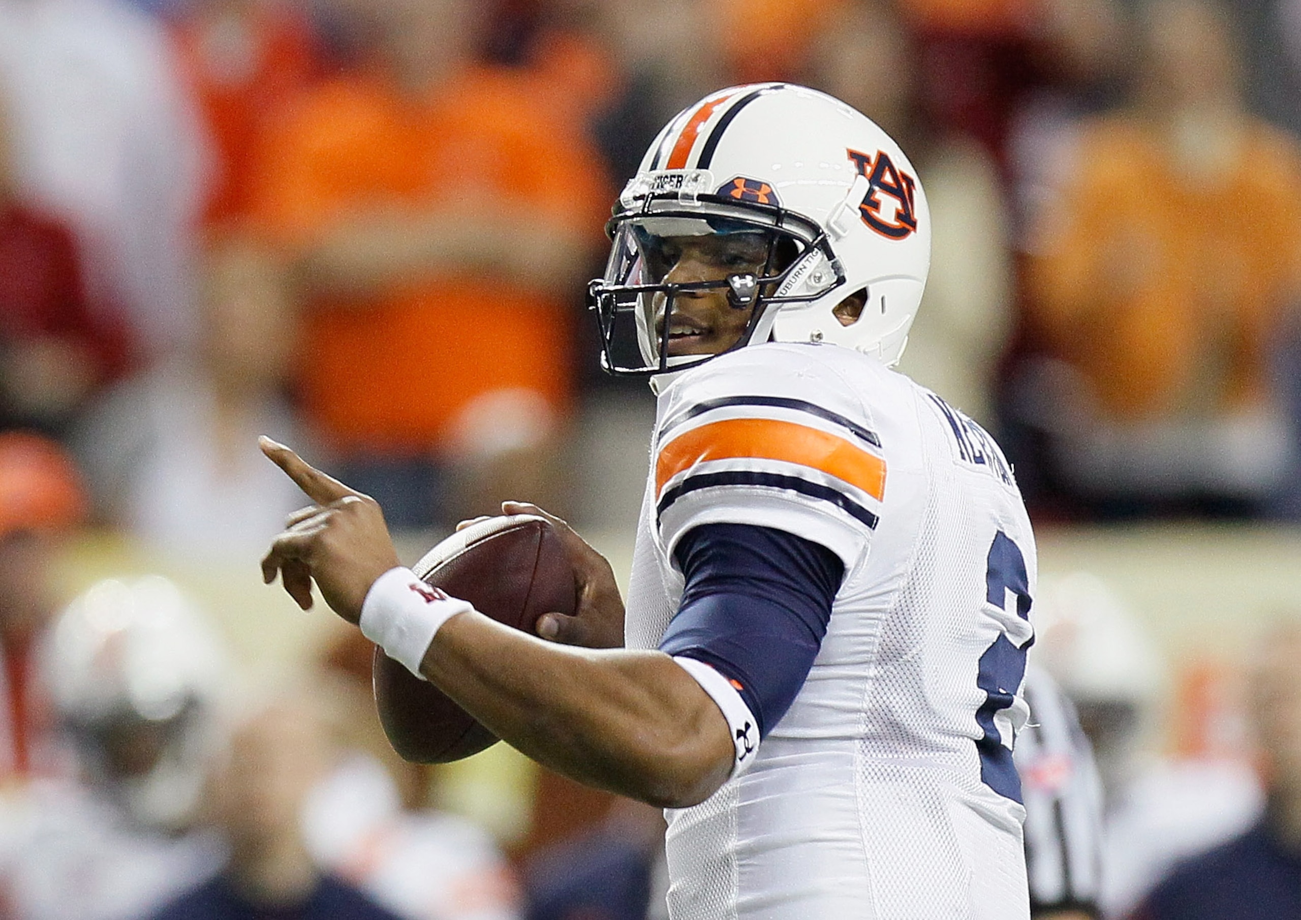 ATLANTA, GA - DECEMBER 04: Quarterback Cam Newton #2 of the Auburn Tigers looks to pass against the South Carolina Gamecocks during the 2010 SEC Championship at Georgia Dome on December 4, 2010 in Atlanta, Georgia. (Photo by Kevin C. Cox/Getty Images) ATLANTA, GA - DECEMBER 04: Quarterback Cam Newton #2 of the Auburn Tigers looks to pass against the South Carolina Gamecocks during the 2010 SEC Championship at Georgia Dome on December 4, 2010 in Atlanta, Georgia. (Photo by Kevin C. Cox/Getty Images)