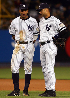 Majestic New York Yankees JORGE POSADA 2008 Baseball JERSEY GRAY (Stad –